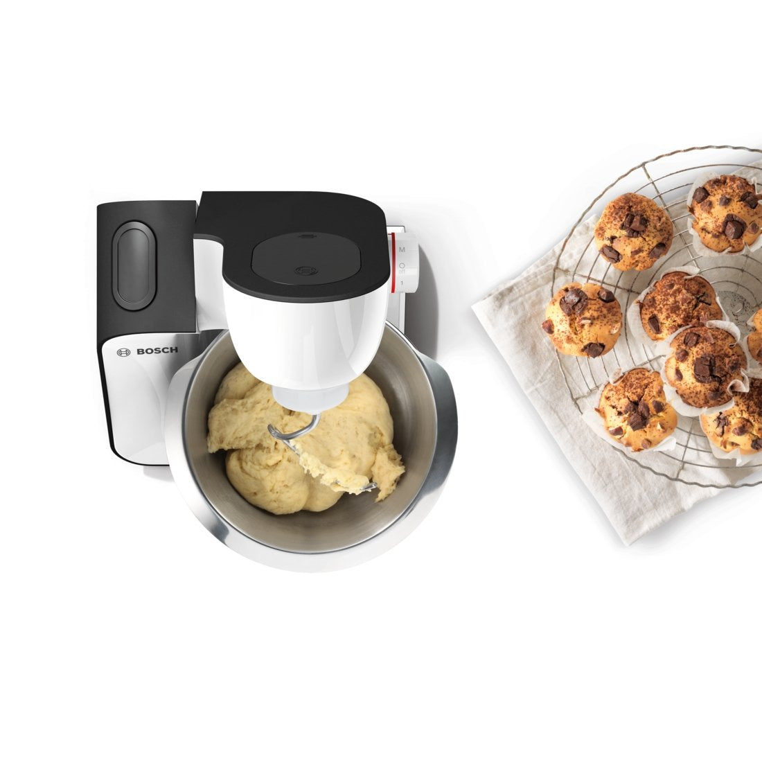 Bosch Mum5 Start Line Universal Robot De Cocina 800 W 3,9 L Naranja, Plata, Transparente, Blanco
