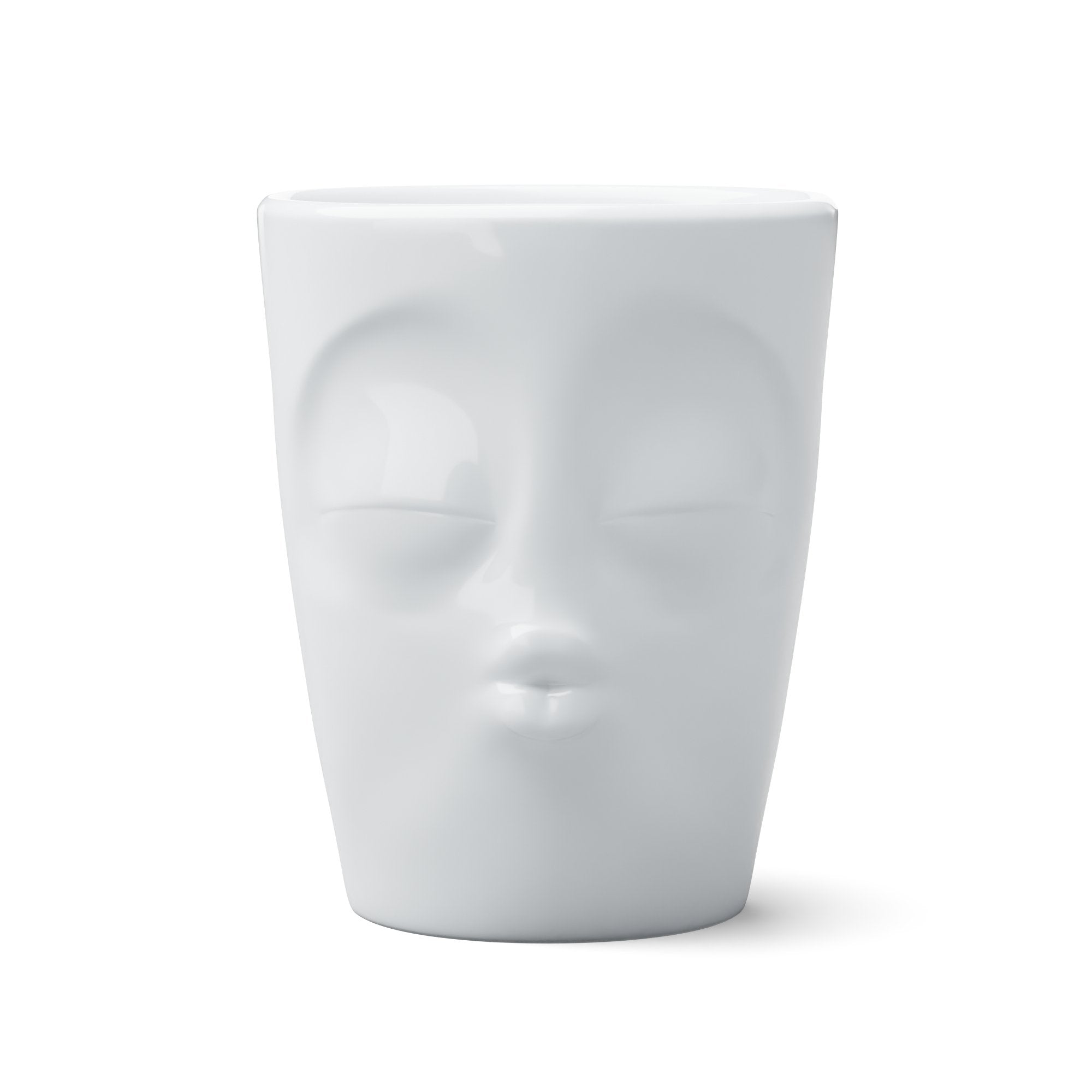 Fiftyeight Henkelbecher 350ml - Küssend Blanco
