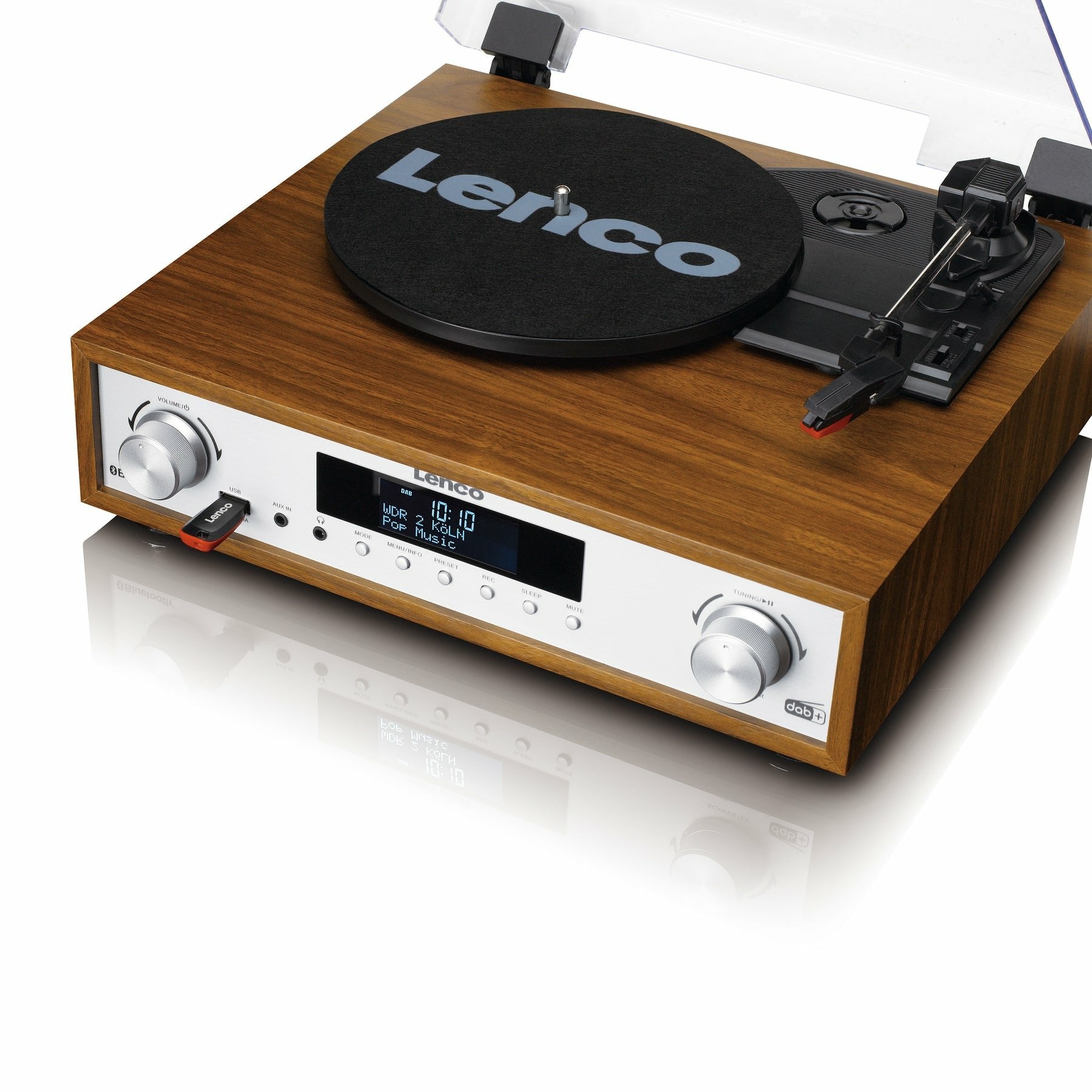 Tocadisco  Lenco Mc-160wd Wood