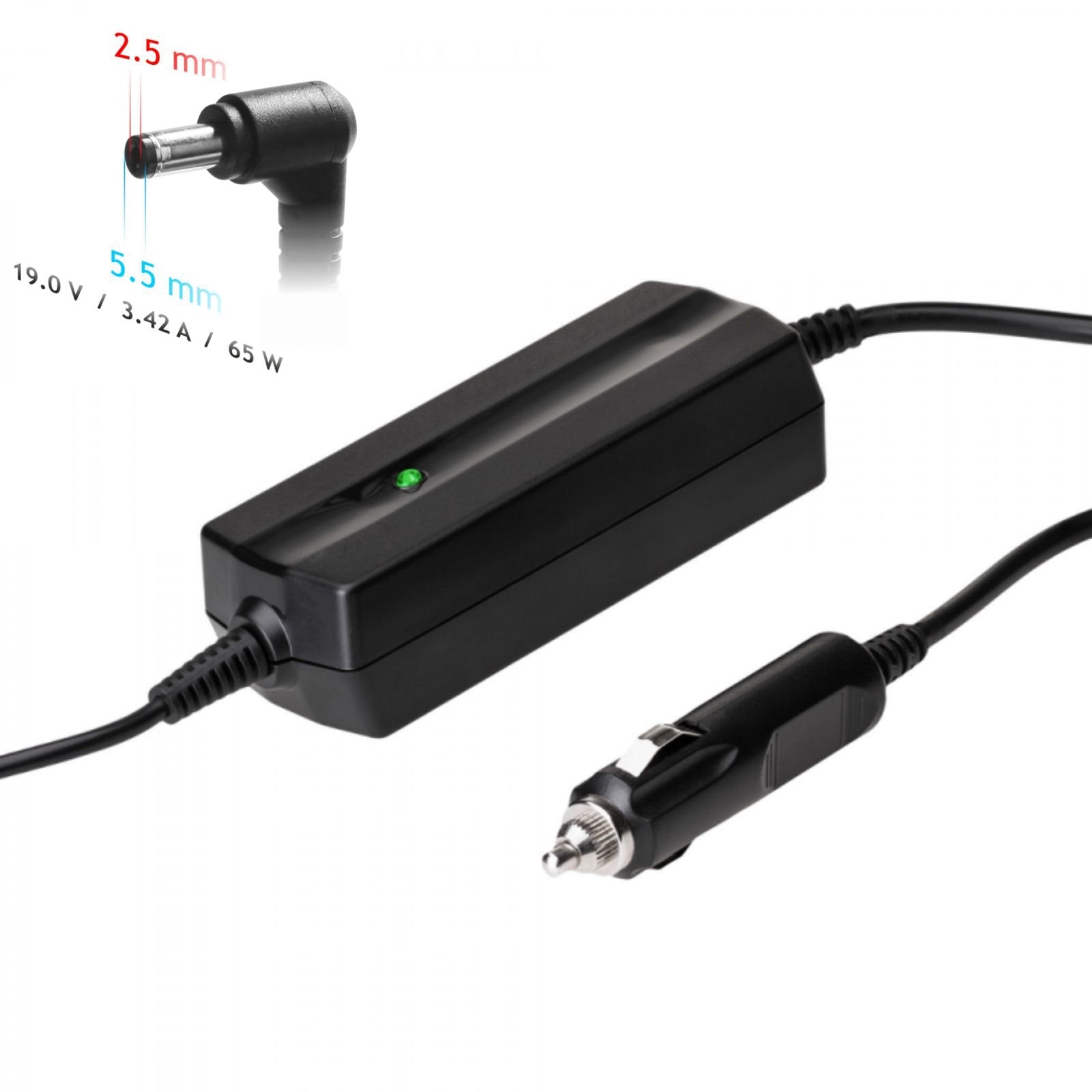 EAN 5901720133557 - Akyga AK-ND-31 adaptador e inversor de corriente Auto 65 W Negro imagen 5