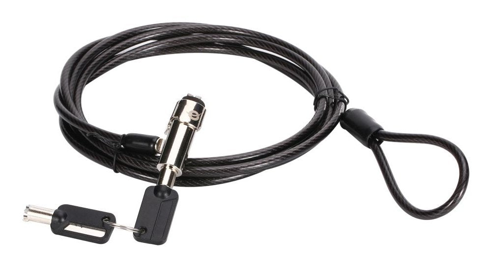 Cable De Seguridad Conceptronic Nano Custodio02bnm Con Llave Compatible Con Llave Maestra