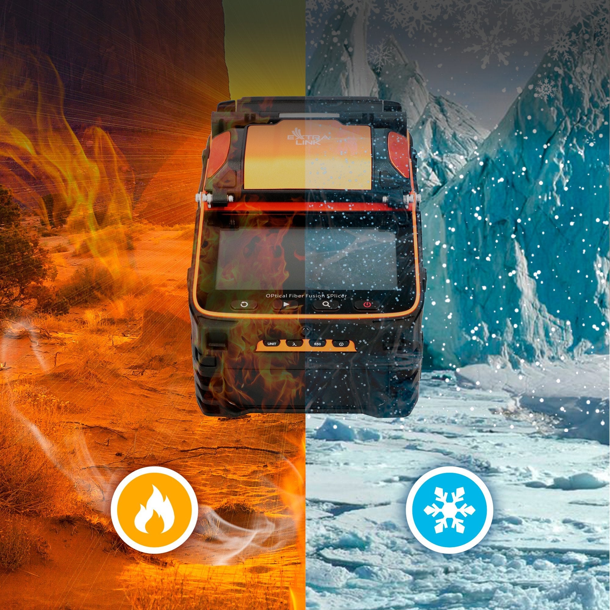 Extralink Ai-9 Fusion Splicer Empalmadora Por Fusión