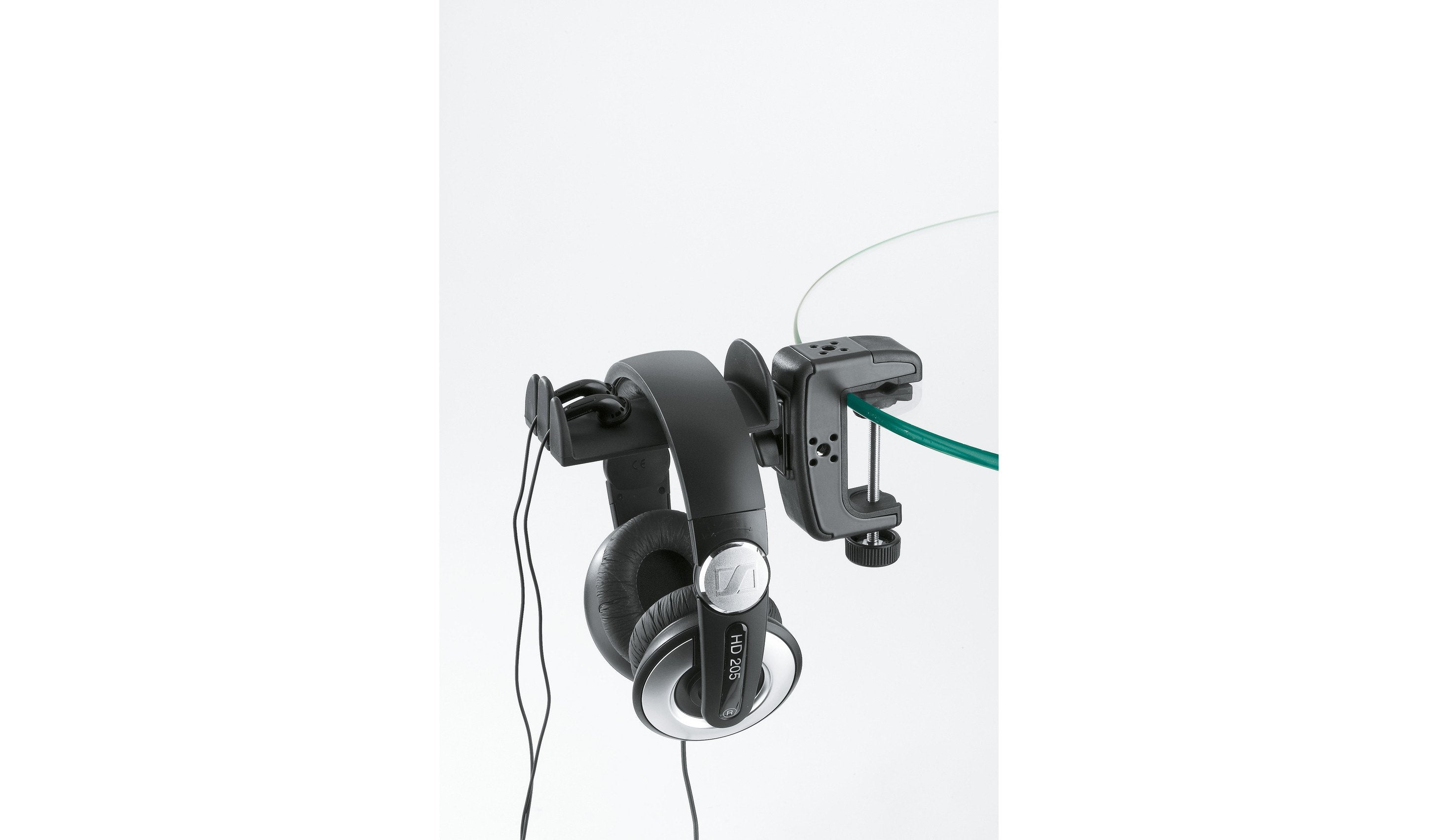 K&M 16085 Soporte Para Auriculares Con Abrazadera De Mesa