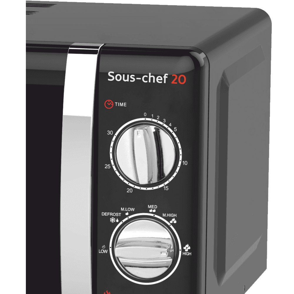 Haeger Mw-70b.007a Microondas Encimera Solo 20 L 700 W Negro
