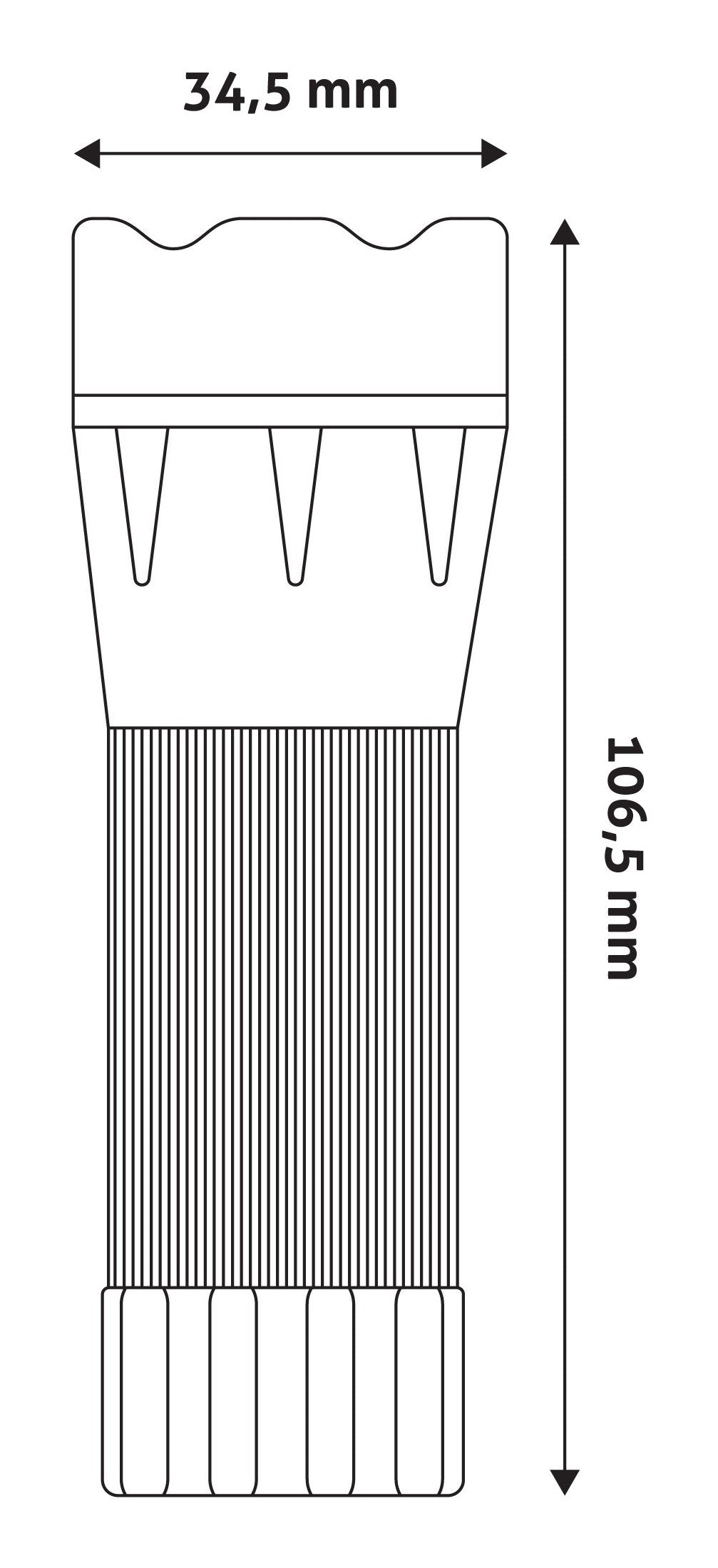 Entac Taschenlampe Zoom Kunmmoff Thekendisplay 24 Mück
