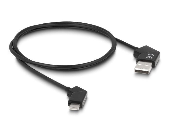Delock 80769 Cable Usb 2.0 Tipo-A Macho A Usb Type-C Macho Giratorio Con Carga Rápida 60 W 1,2 M