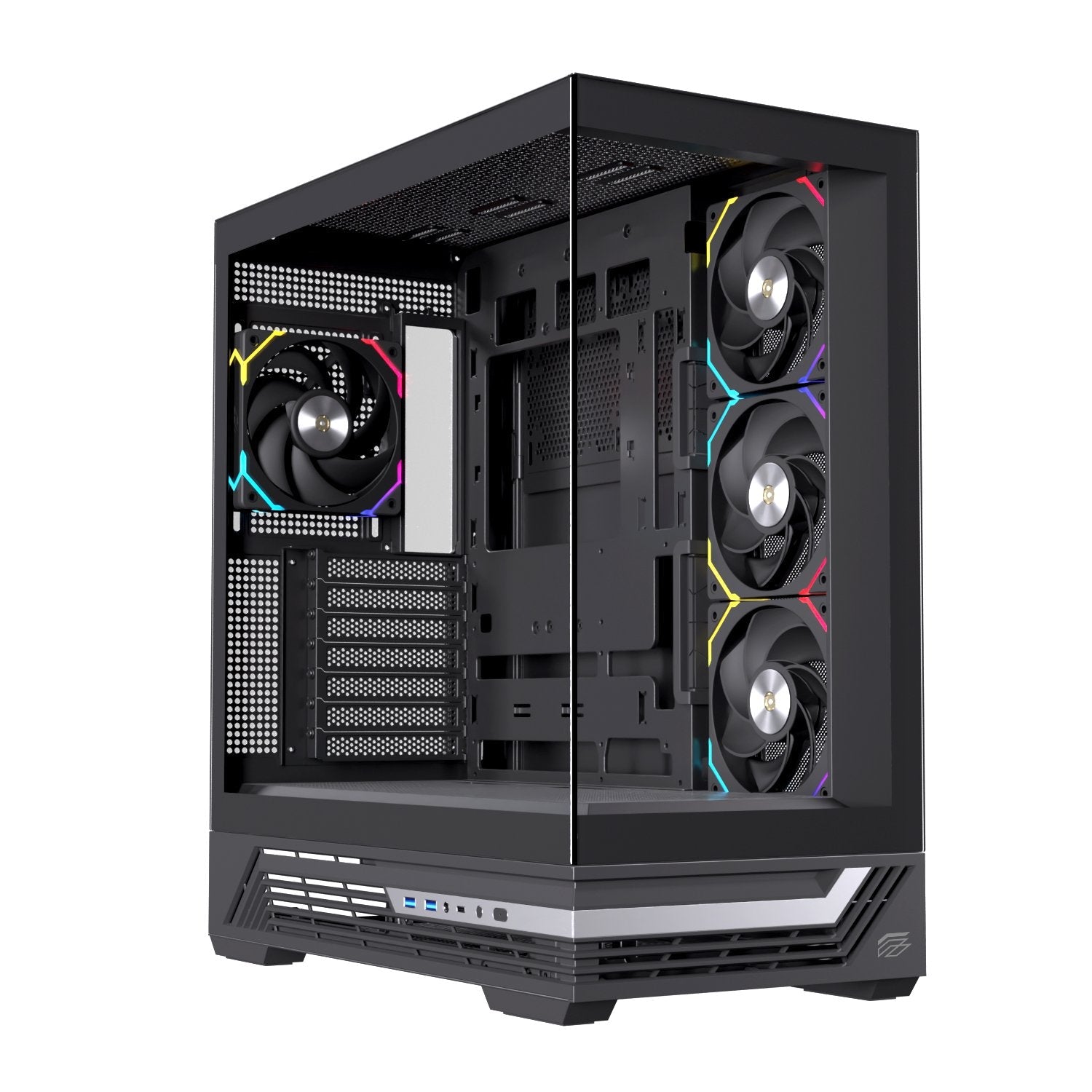 EAN 6977277361148 - Einarex EXCS-PR-800R-B carcasa de ordenador Midi Tower Negro imagen 1