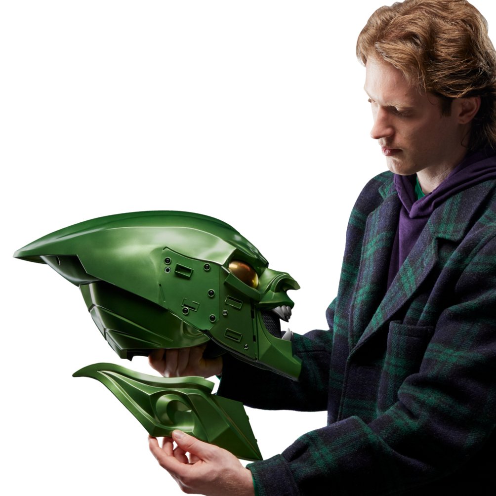 Casco Premium Hasbro Marvel Legends Series Spider-Man: No Way Home Green Goblin