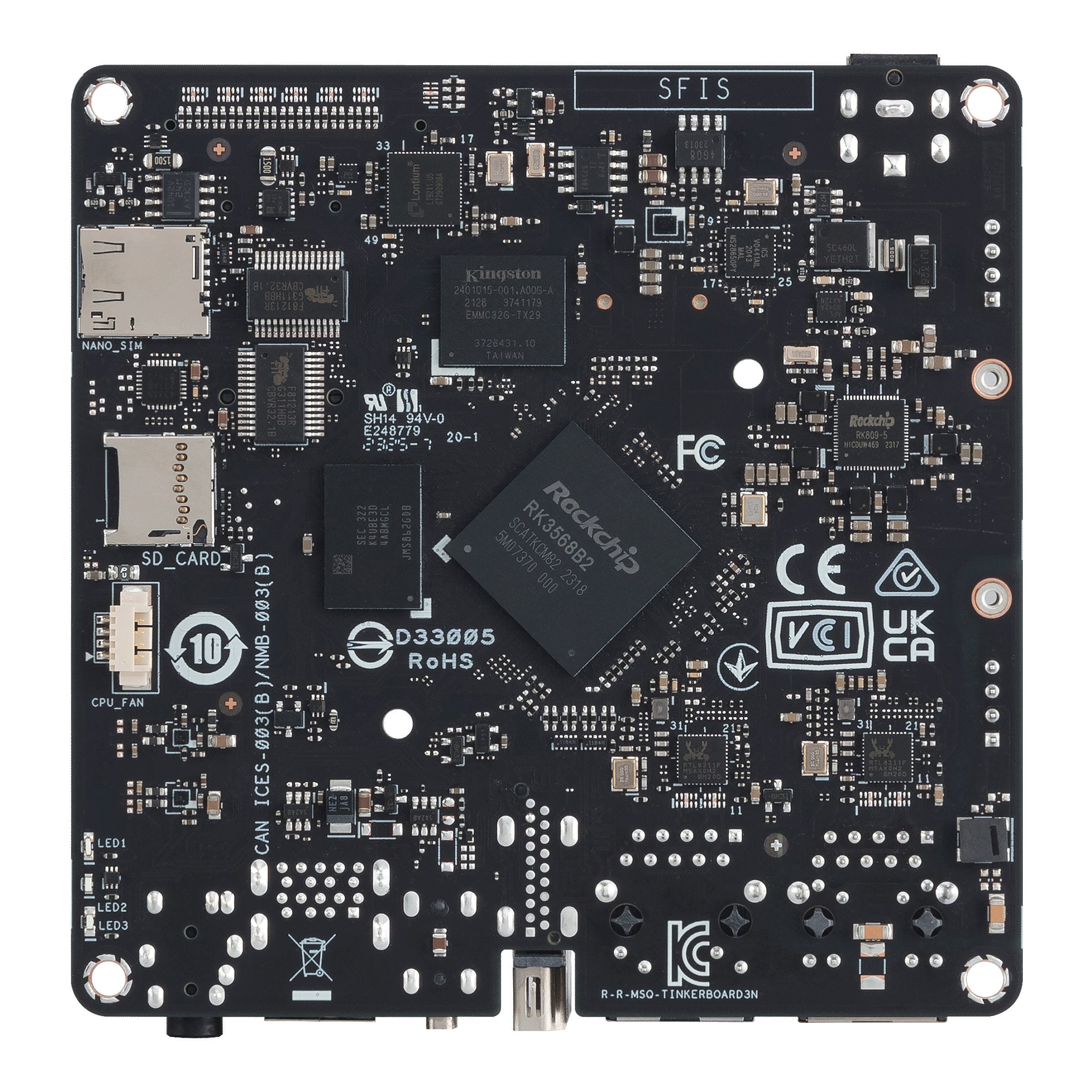 EAN 4711387259207 - ASUS Tinker Board 3N placa de desarrollo Rockchip RK3568 imagen 4