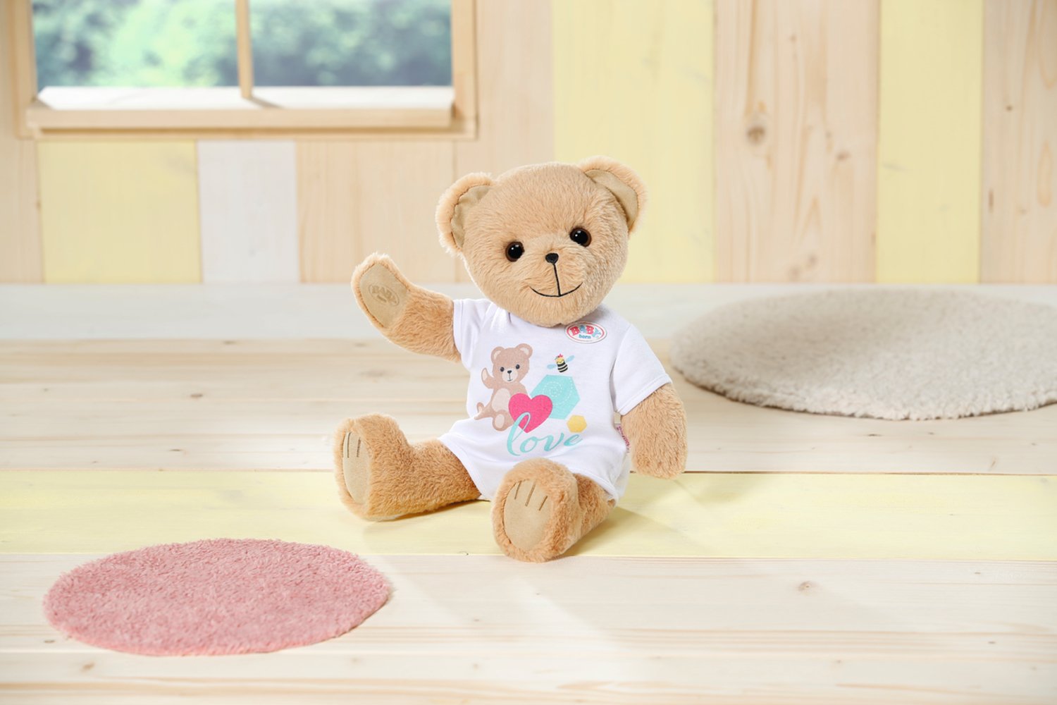 Muñeco Peluche Osito Blanco Baby Born 36cm