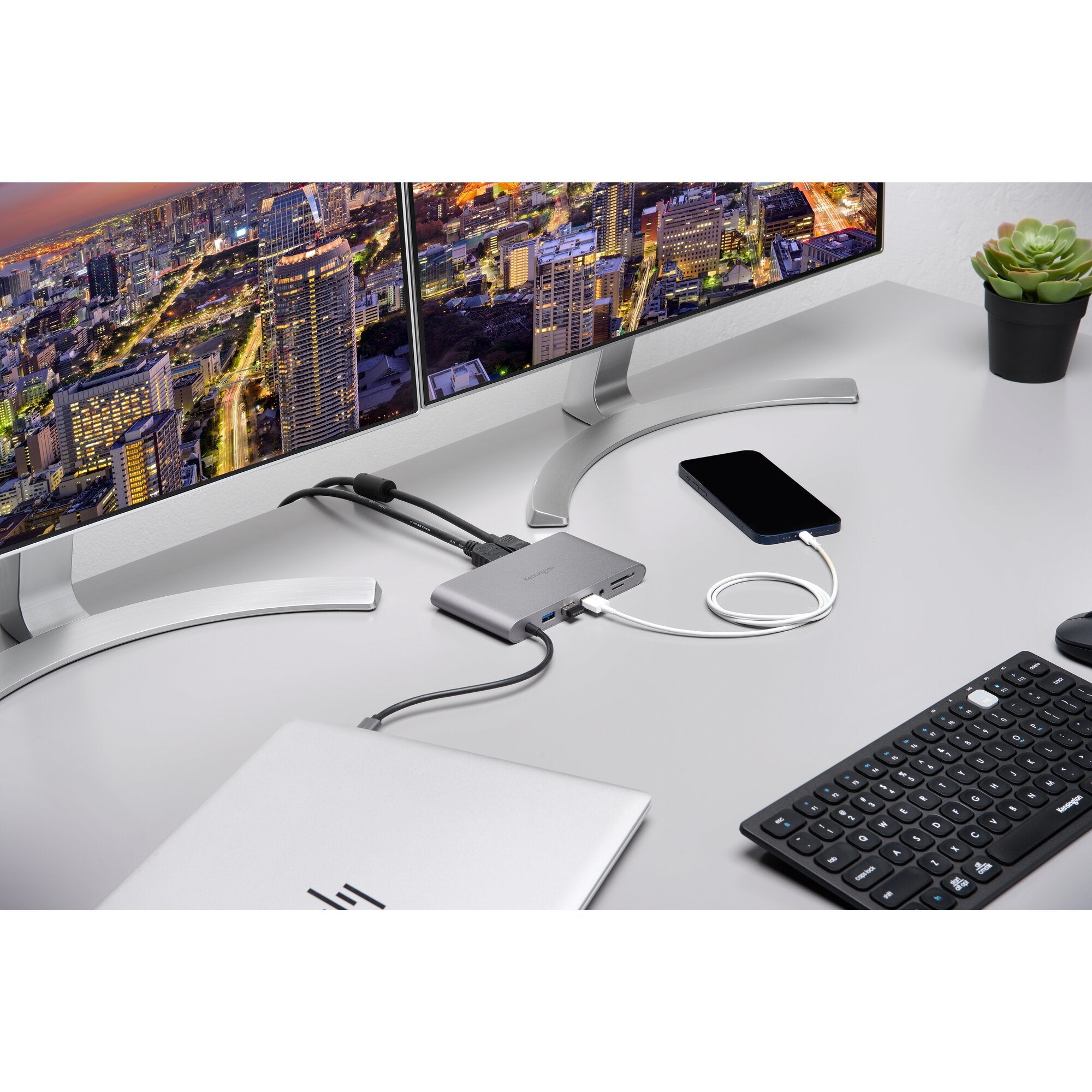 EAN 0085896338536 - Kensington UH1440P Alámbrico USB 3.2 Gen 1 (3.1 Gen 1) Type-C Plata imagen 8