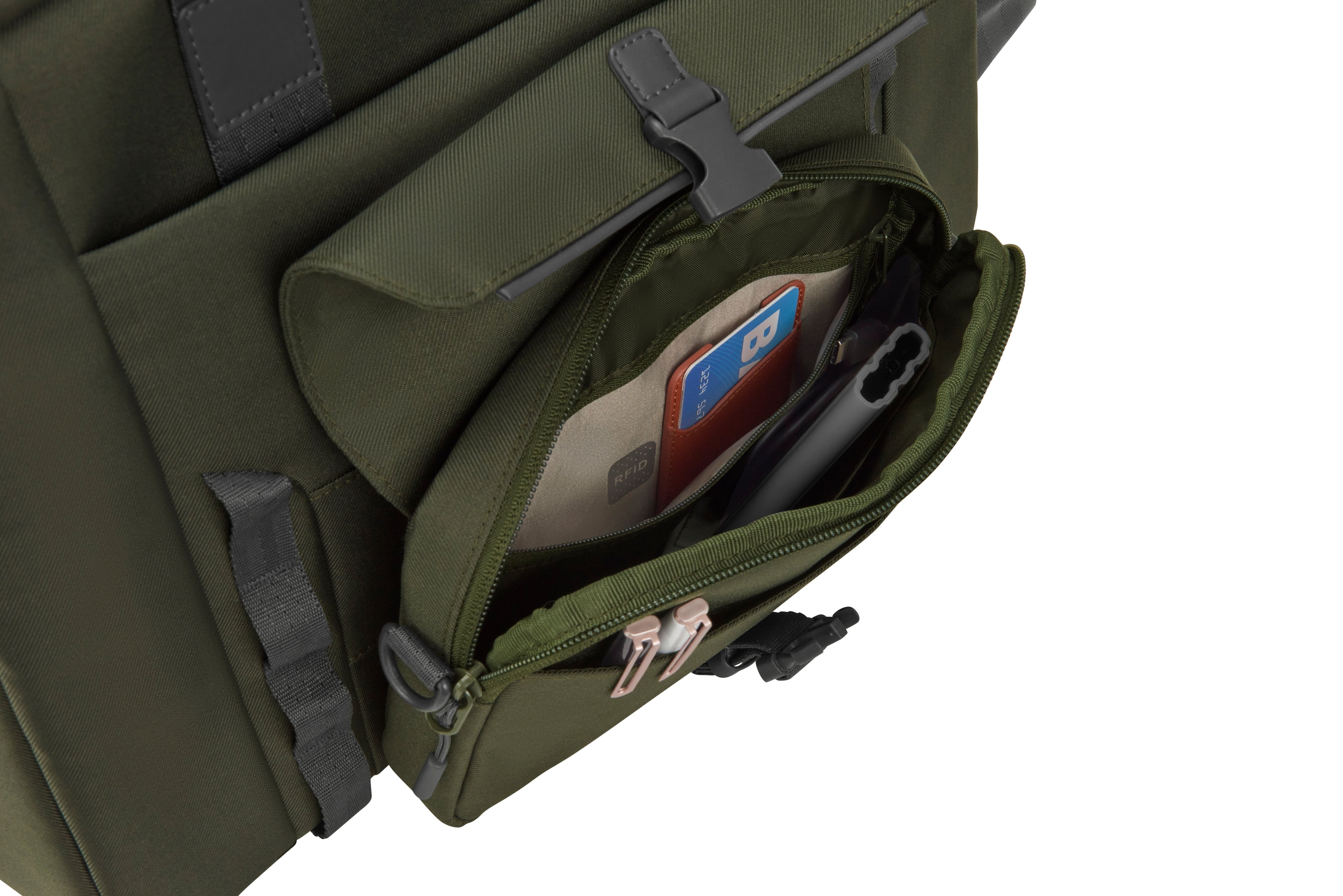 EAN 0197961660296 - HP 15.6 Modular Laptop Bag 39,6 cm (15.6") Bandolera Verde, Gris imagen 10