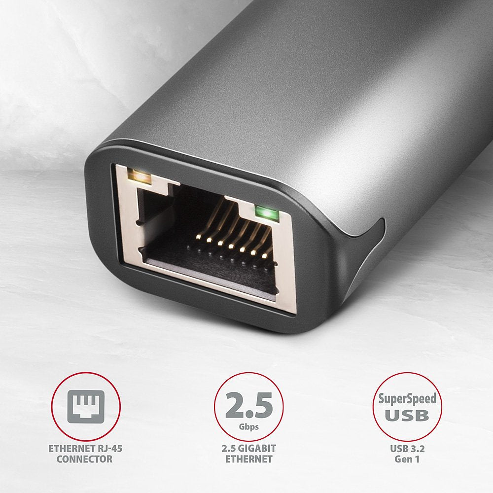 Axagon Ade-25r Adaptador Y Tarjeta De Red Interno Ethernet 5000 Mbit/S