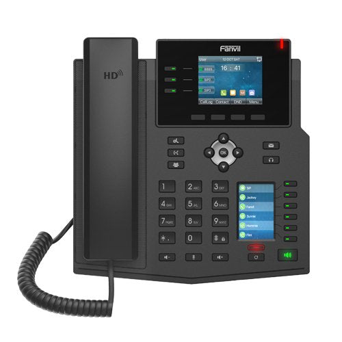 Teléfono Ip Fanvil X4u Negro