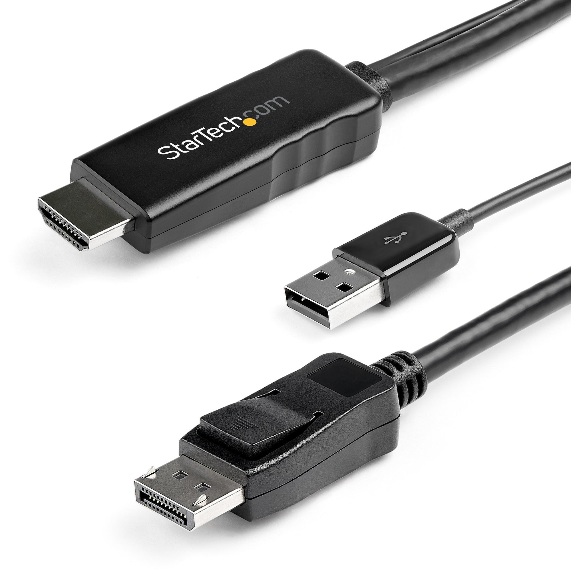 EAN 0065030885119 - StarTech.com HD2DPMM2M adaptador de cable de vídeo HDMI tipo A (Estándar) Negro imagen 1