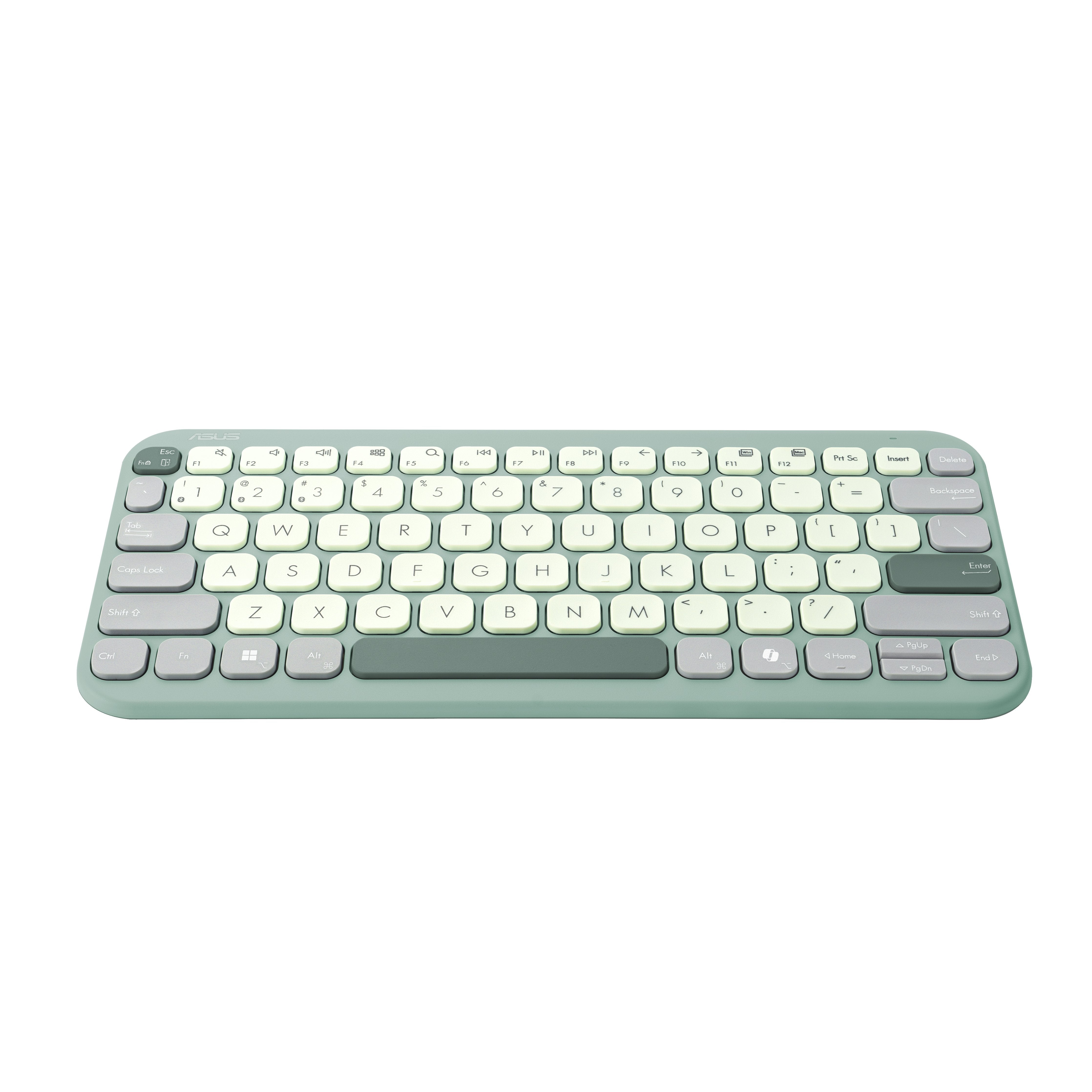 Teclado Inalámbrico Asus Marshmallow Kw100 Verde