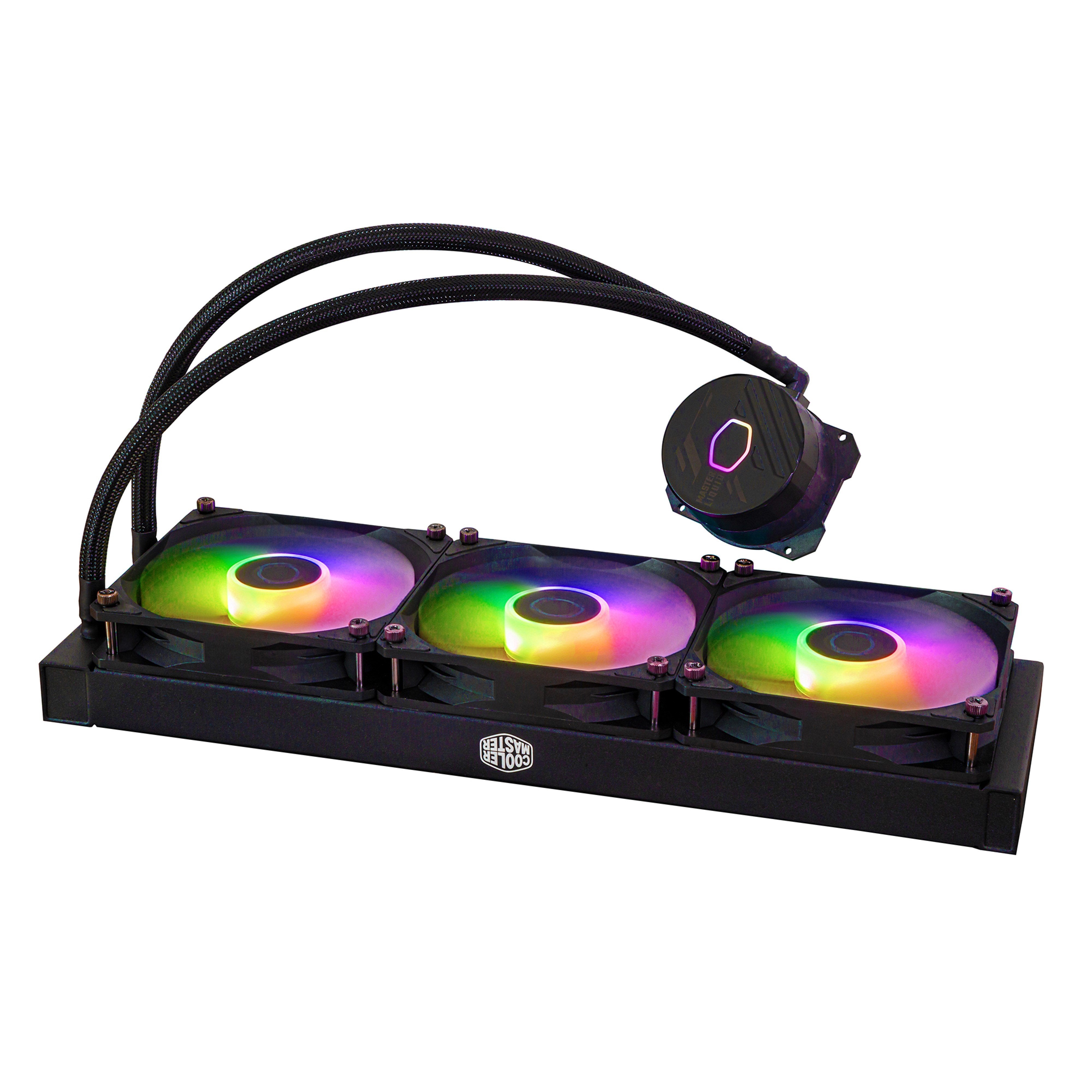 Cooler Master Masterliquid 360l Core Argb Carcasa Del Ordenador, Procesador Kit De Refrigeración Líquida 12 Cm Negro
