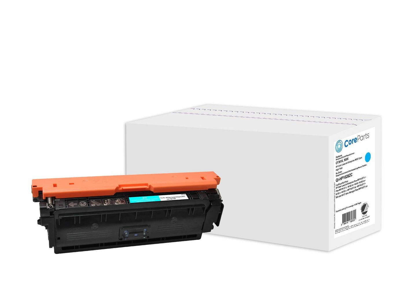 EAN 5704174132721 - CoreParts QI-HP1028ZC cartucho de tóner 1 pieza(s) Compatible Cian imagen 1