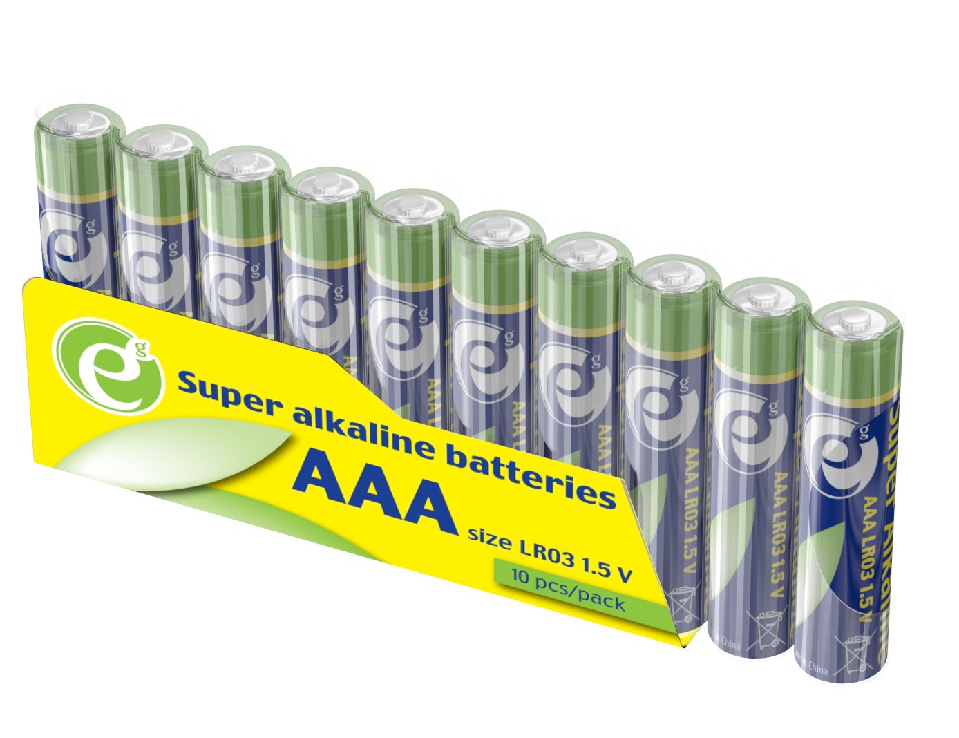 Gembird Super Alkaline Aaa Batteries 10pack