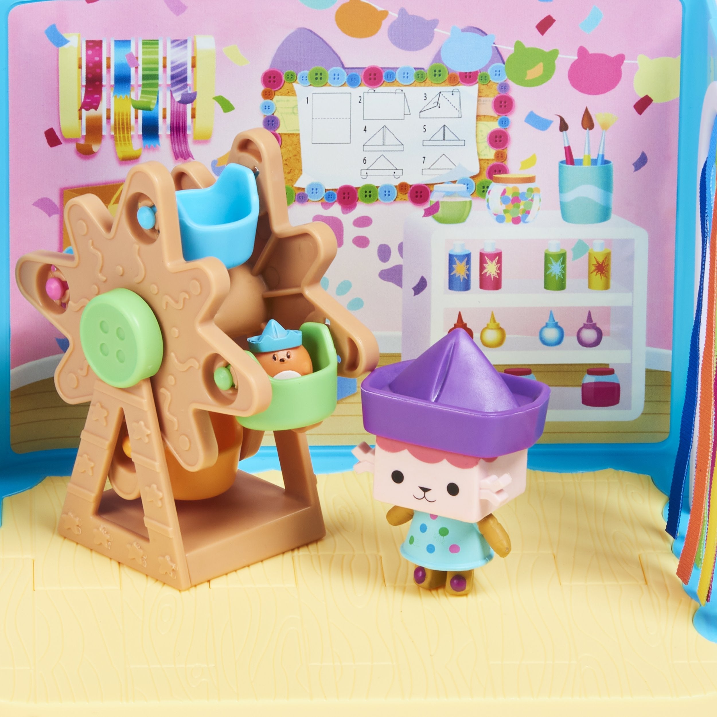 Spin Master Gabby'S Dollhouse Deluxe Room-A-Re-Room, Telón De Fondo 6064151