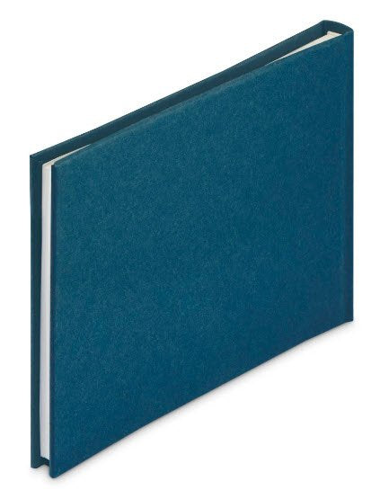 Hama Wrinkled Buchalbum    24x17 36 Weisse Seiten, Blau       7612