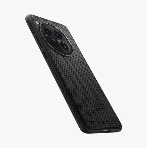Oneplus 12 Liquid Air Matte  Black Mobile Phone Case 17.3