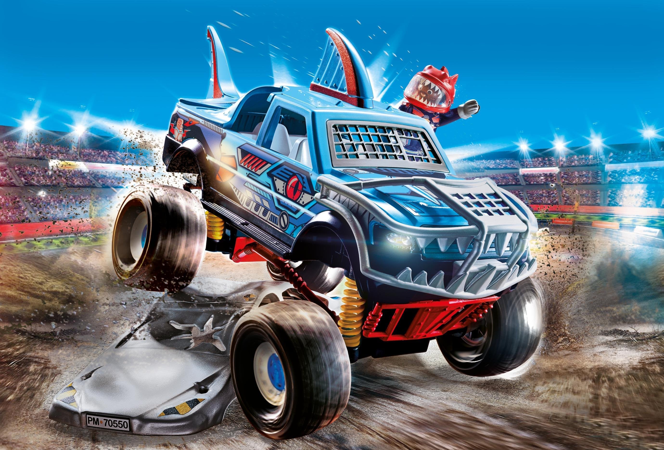 Playmobil 70550 Stunt Show Monster Truck Shark