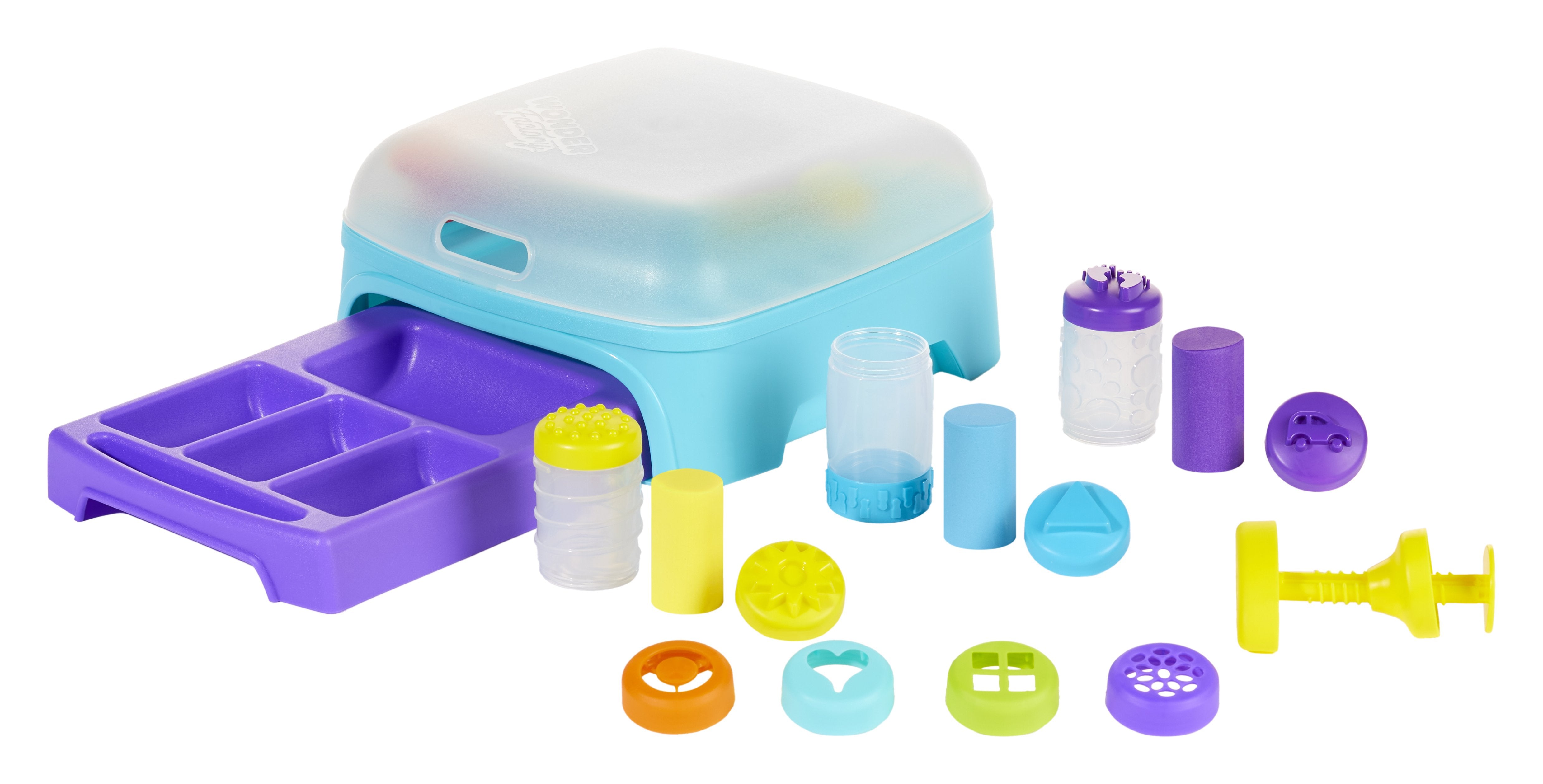 EAN 0035051595090 - MGA Entertainment Wonder Factory Dough Creation Station Pasta para modelar 171 g Multicolor 8 pieza(s) imagen 11