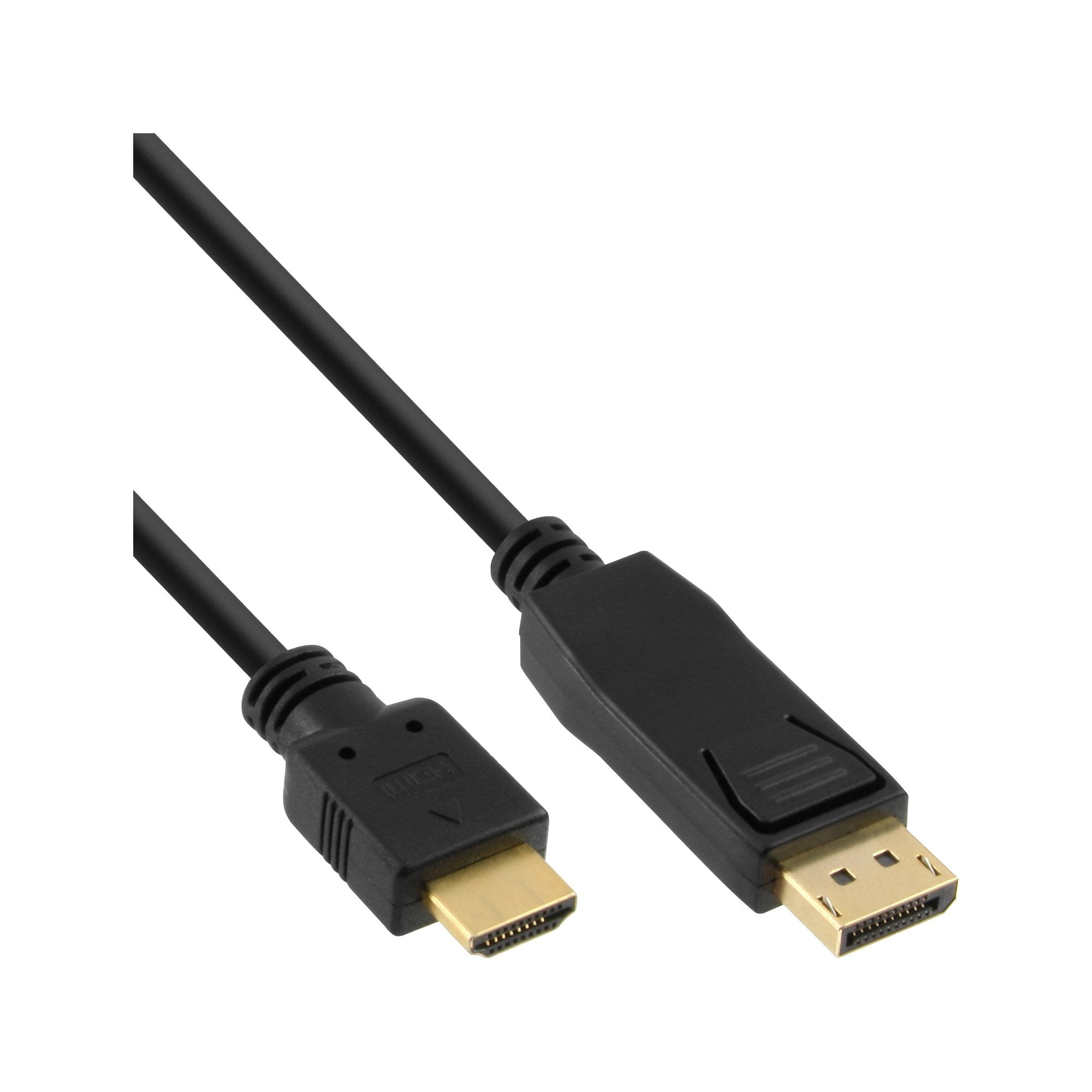 20 Piezas Bulk-Pack Inline Displayport A Cable Hdmi, Negro, 3 M