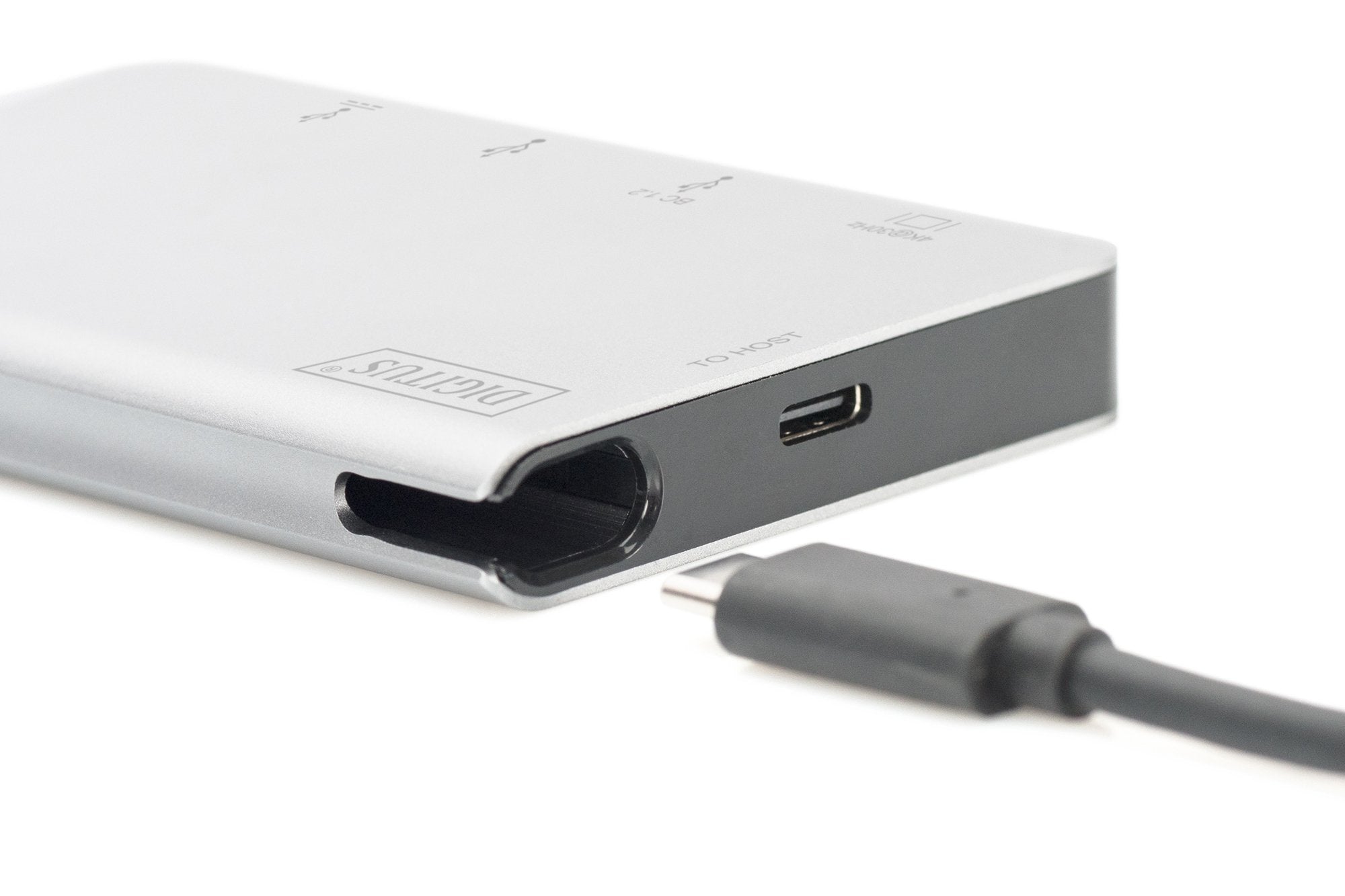 Digitus Da-70867 Hub De Interfaz Usb 3.2 Gen 1 (3.1 Gen 1) Type-C Plata