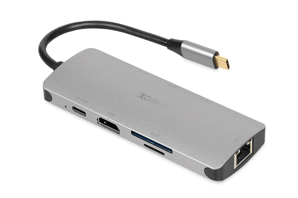 Ibox Hub Usb Iuh3rj4k Usb3.2 Lan Hdmi 4k Pd100w