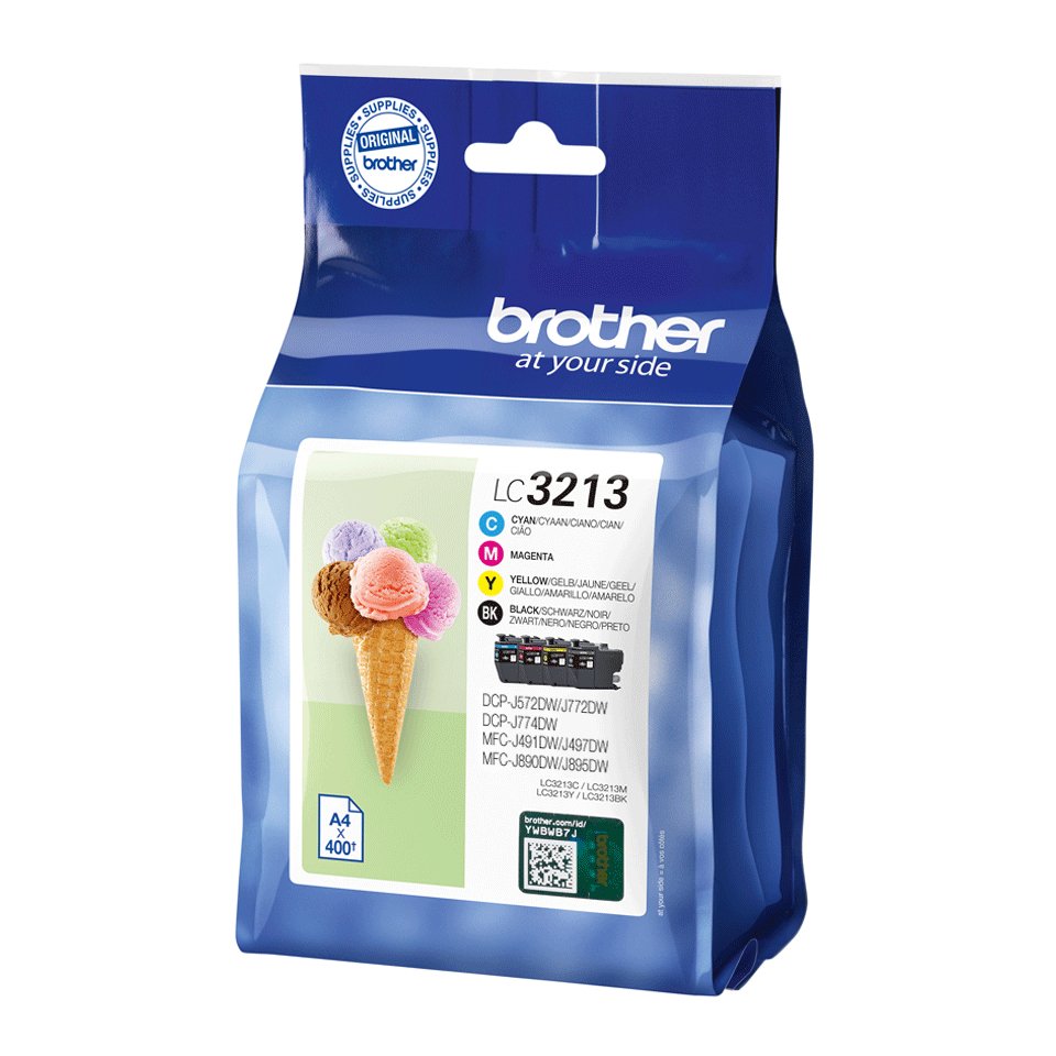 Tinta Original Brother Lc-3213val Multipack Cian Magenta Amarillo Negro