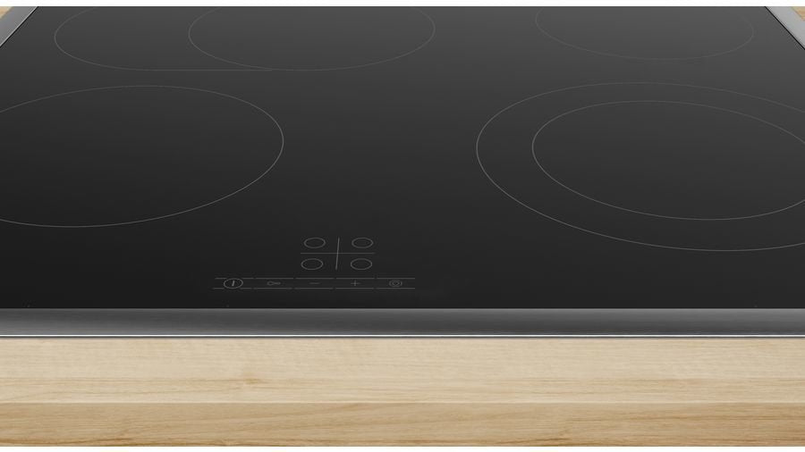 Bosch Home Pkn645ba2e Serie 4, Acero Negro/Acero Inoxidable Autosuficiente Pkn645ba2e