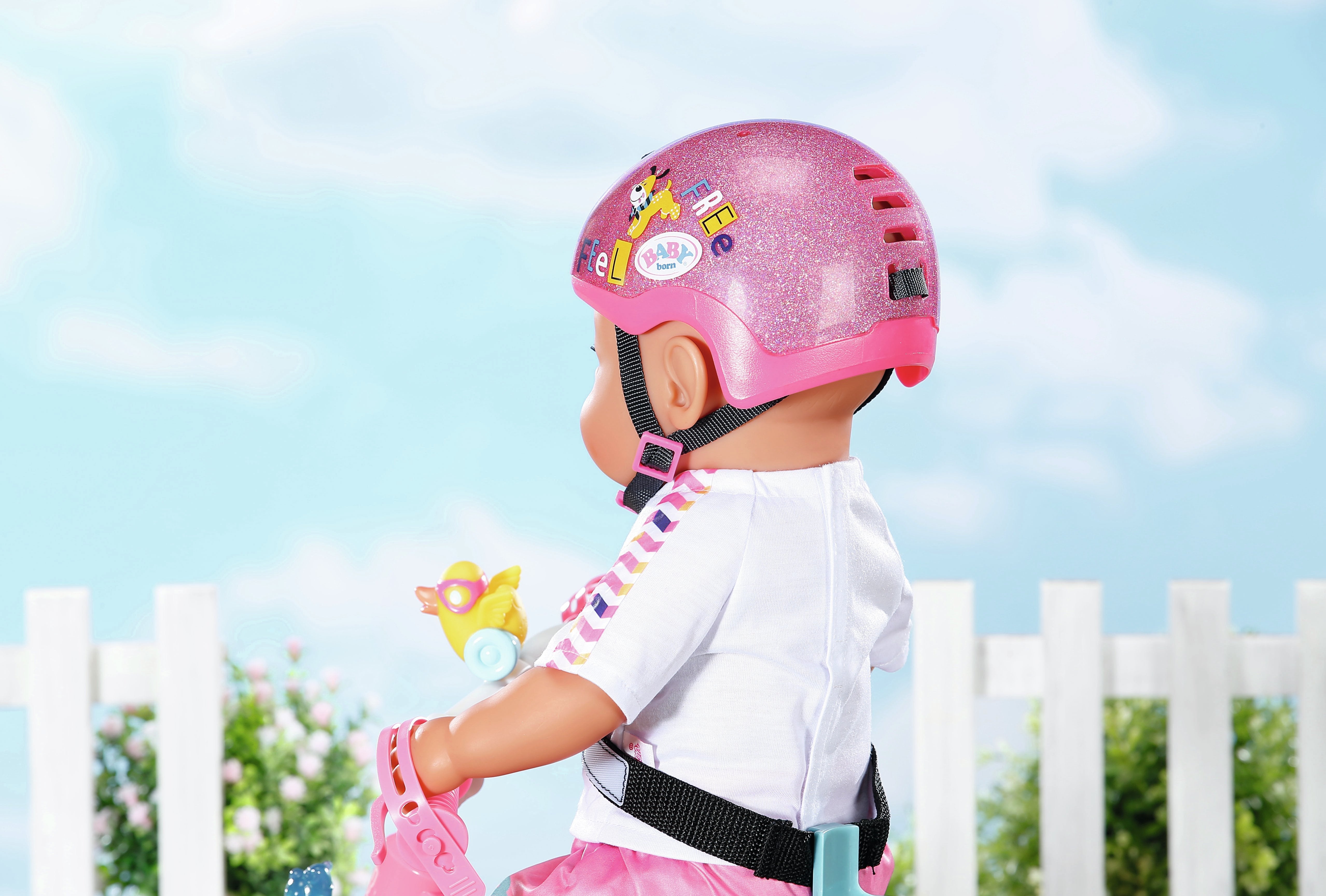 Casco De Bicicleta Zapf Creation Baby Born® 43 Cm, Accesorios Para Muñecas Rosa 836835