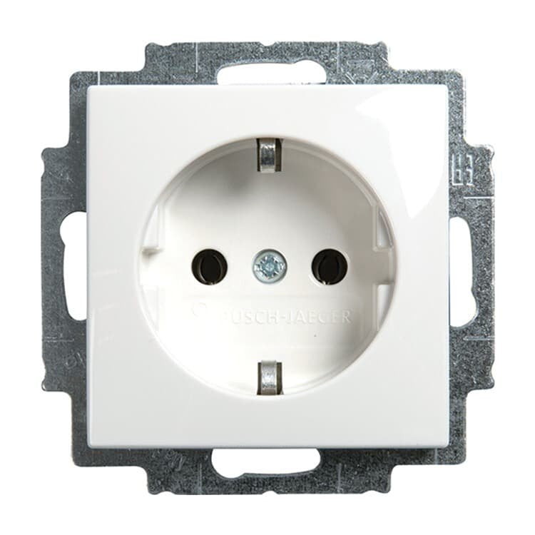 EAN 4011395345887 - Busch-Jaeger 2CKA002099A0304 toma de corriente Tipo F Blanco imagen 1
