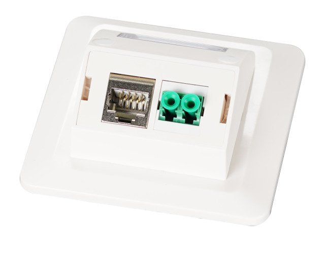 Efb Multifunktions-Rahmenset Mit 1-Und 2-Port Adapter Keystone Format(Hdmi,Usb,