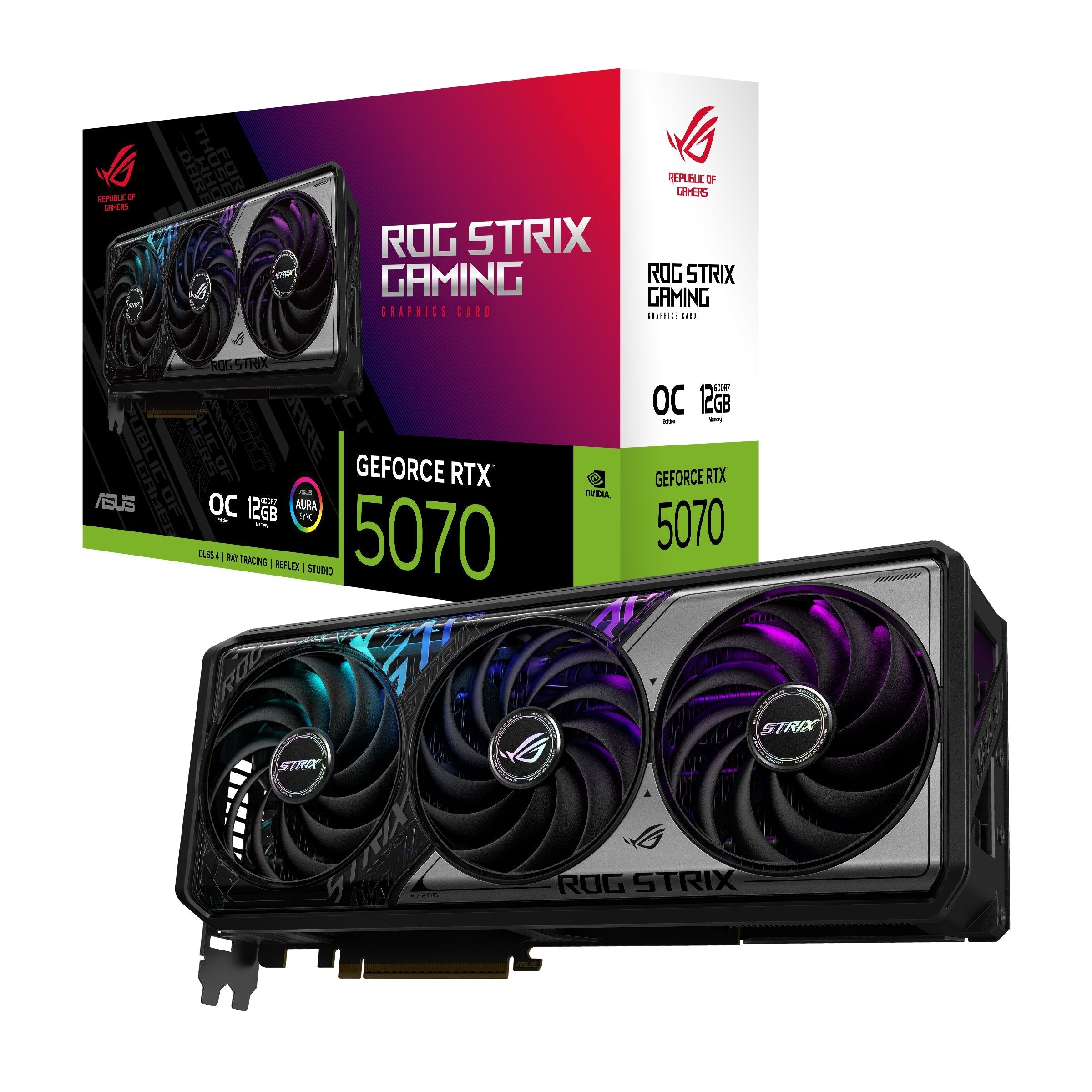 EAN 4711387922279 - ASUS ROG -STRIX-RTX5070-O12G-GAMING NVIDIA GeForce RTX 5070 12 GB GDDR7 imagen 11