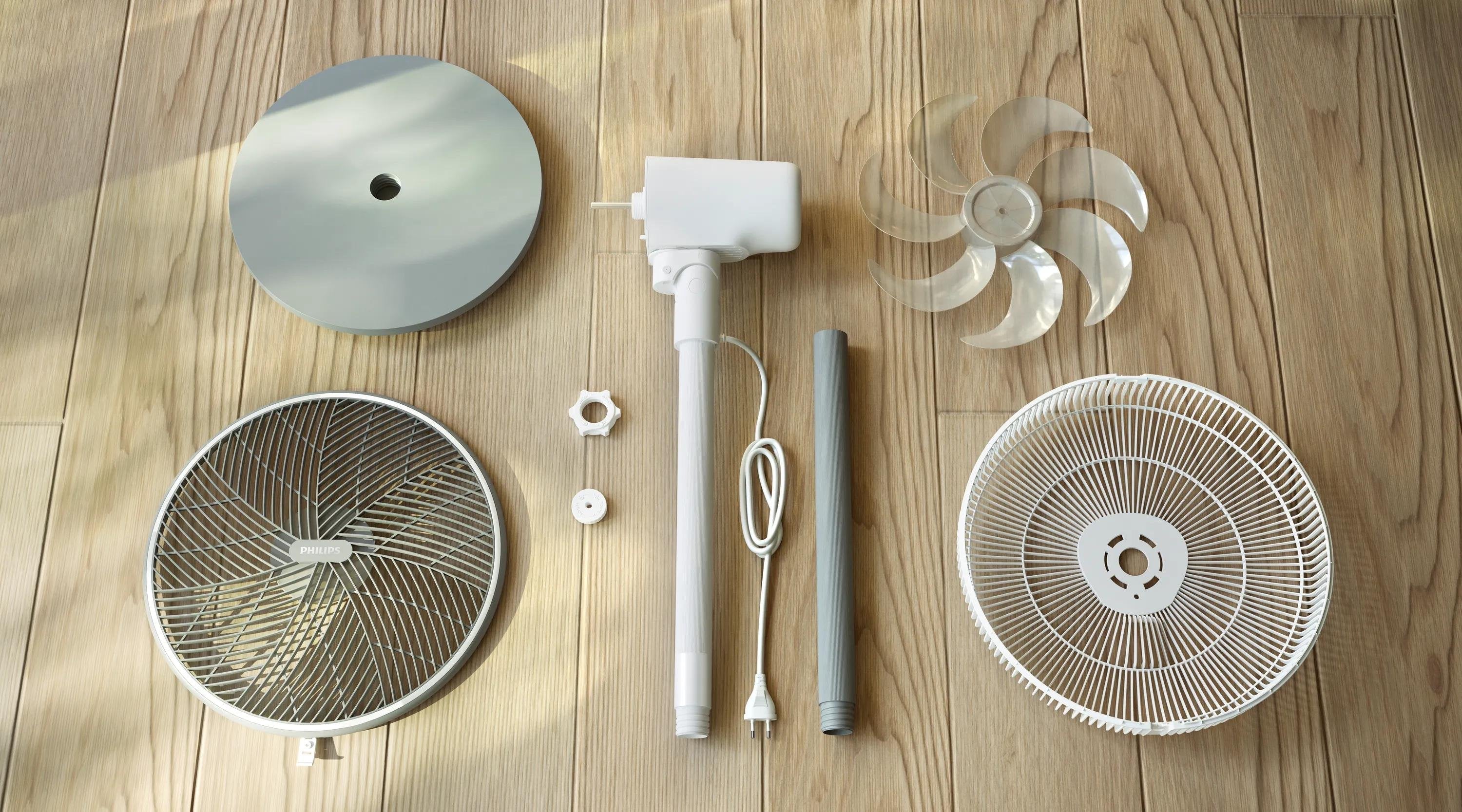 Ventilador Philips Cx2550 00 2000 Series Stand Fan, White