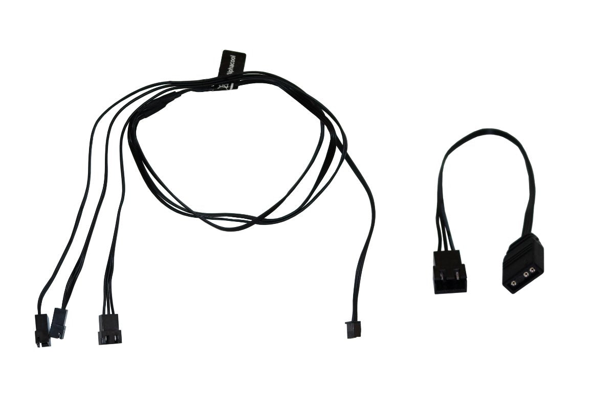 Cable En Y Alphacool Digital Rgb Led Triple Con Conector Jst Negro, 60 Cm 18602