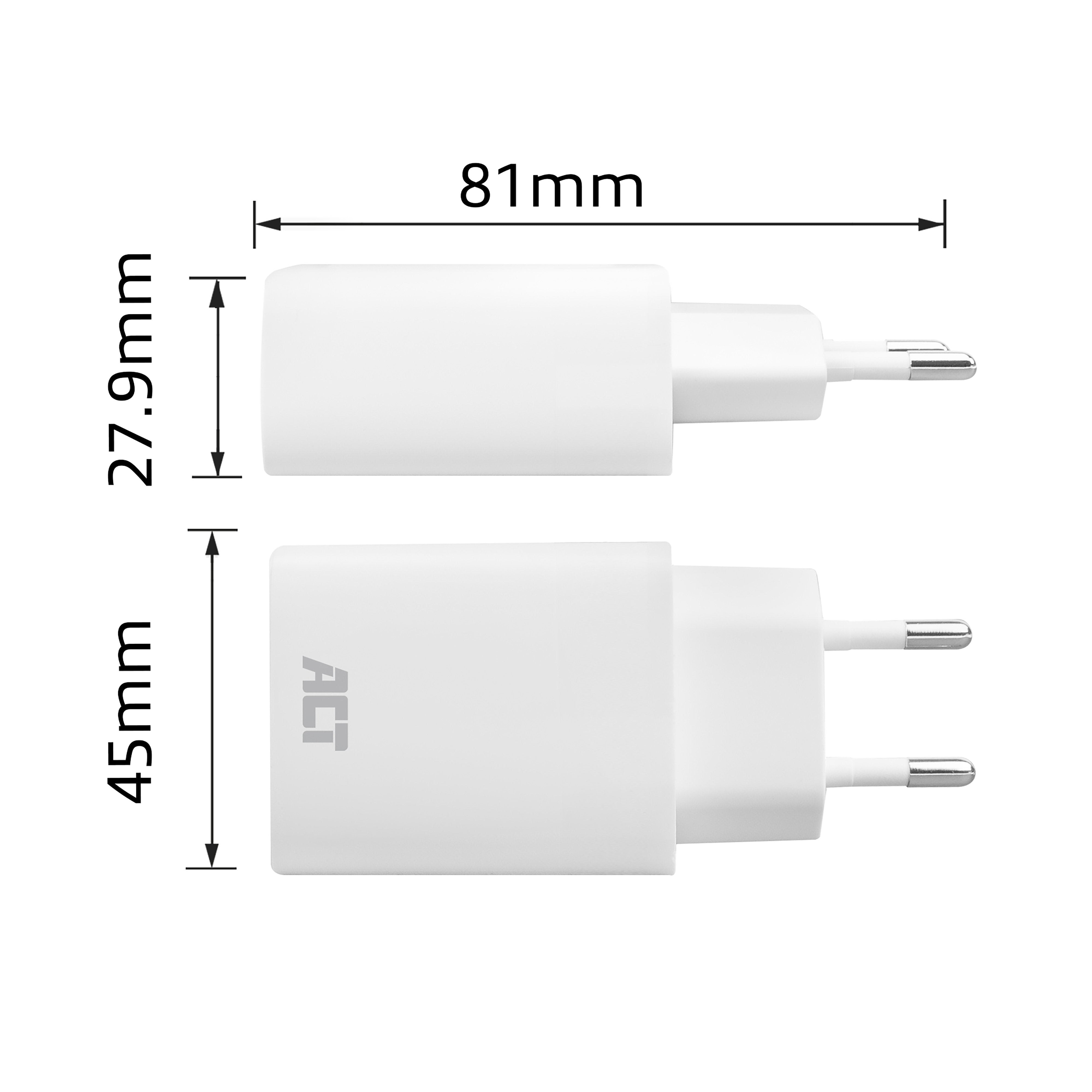 Cargador Usb-C/Usb-A De 65 W Y 3 Puertos Con Power Delivery Pps, Quickcharge Y Ganfast
