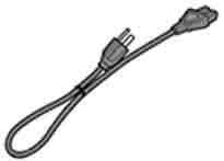 Powercord (Black) New