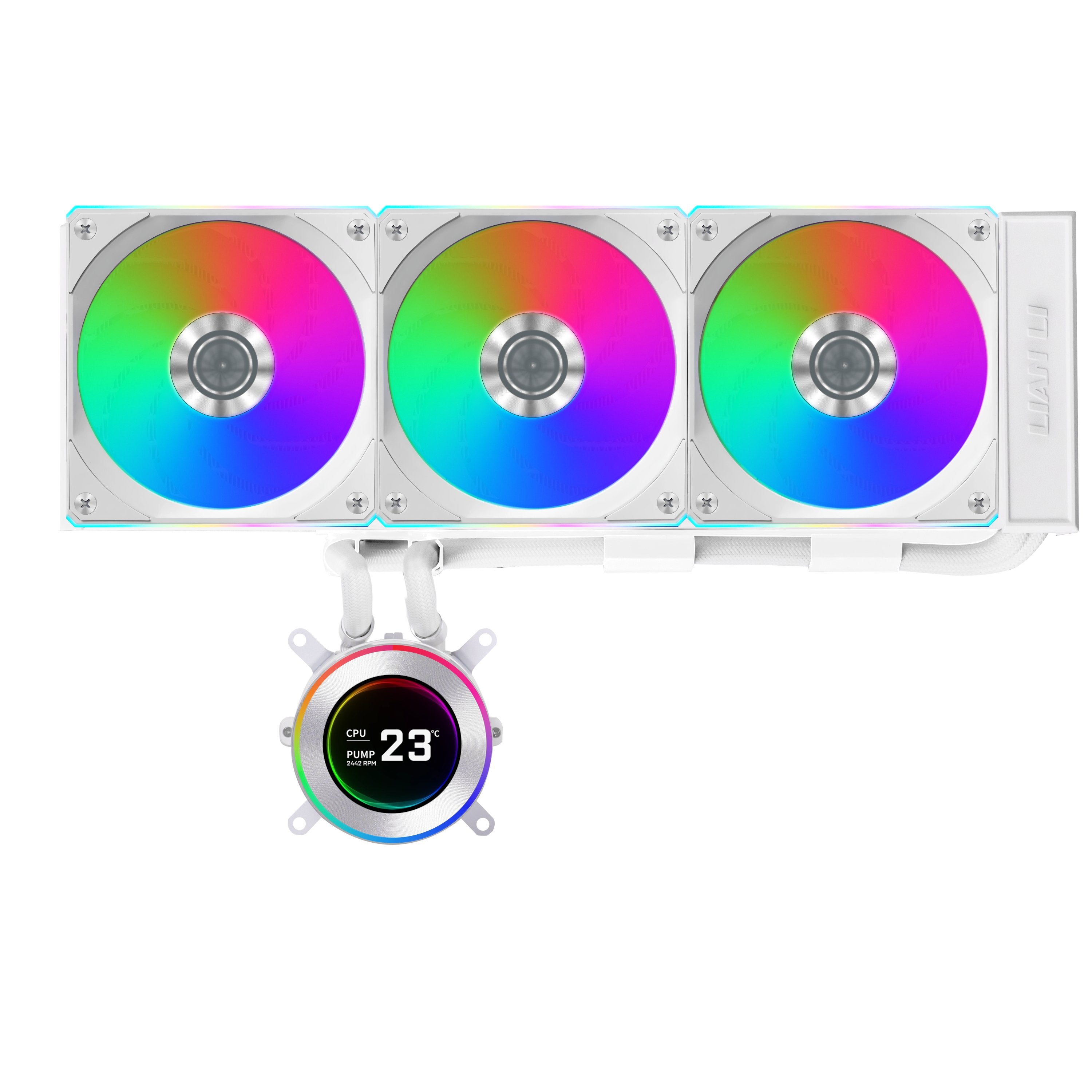 EAN 4718466018007 - Lian Li GA II Hydroshift II LCD-C 360CL Procesador Sistema de refrigeración líquida todo en uno 12 cm Bla imagen 1