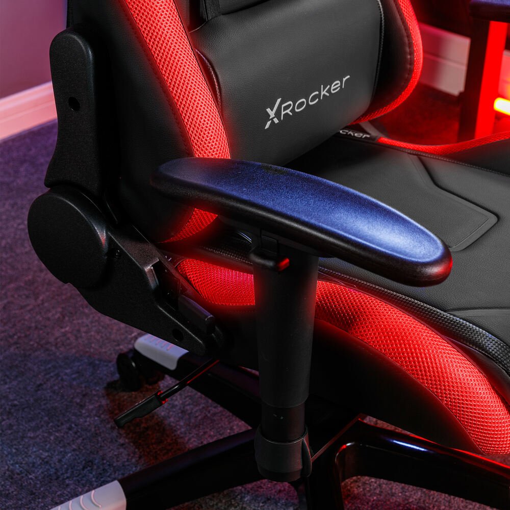 EAN 0094338230284 - X Rocker 2023028 silla para videojuegos Silla para videojuegos de PC Asiento acolchado Negro imagen 2