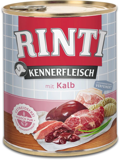EAN 4000158910806 - RINTI 4000158910806 alimento húmedo para perros Ternera Adulto 800 g imagen 1