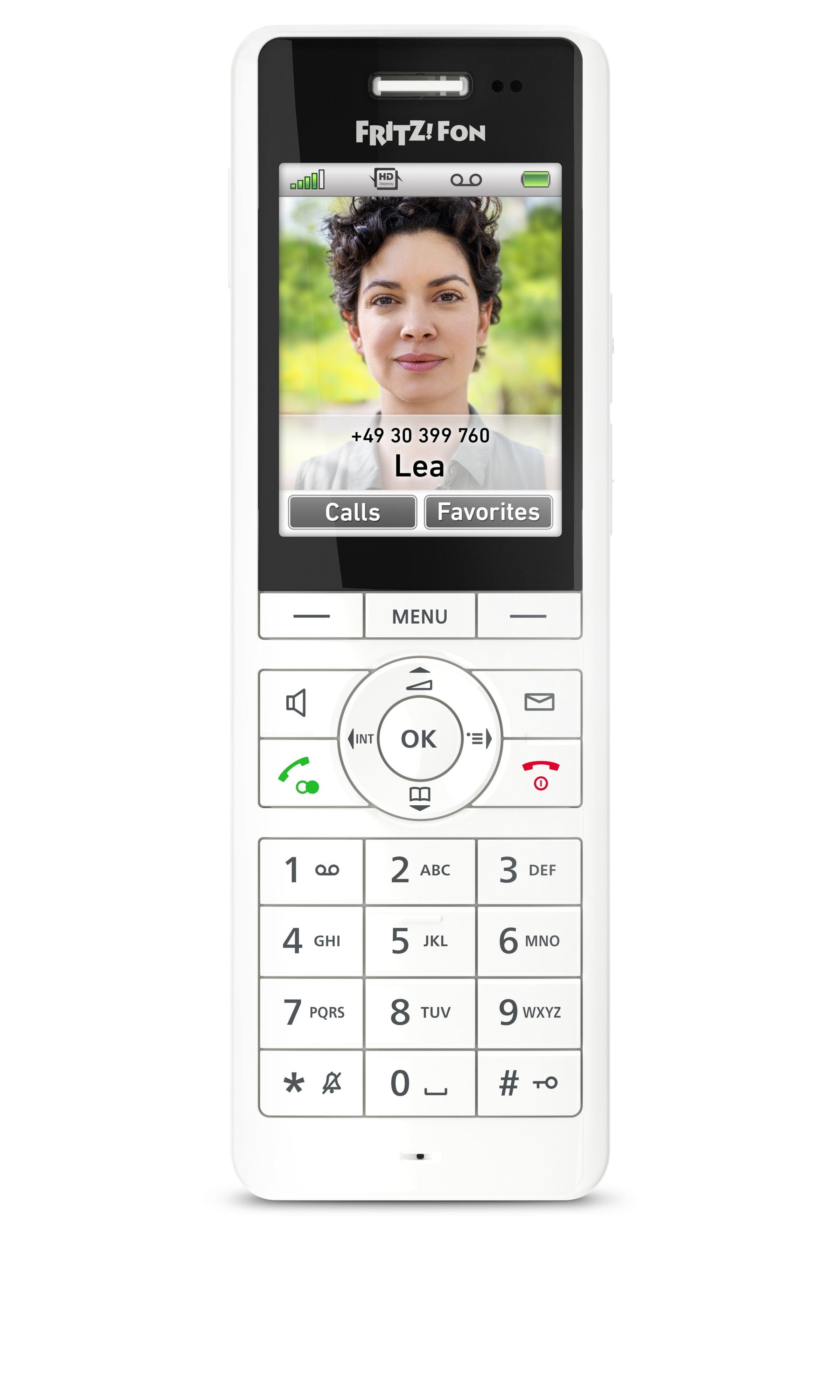 Teléfono Fritz!Fon X6  Dect Identificador De Llamadas Blanco