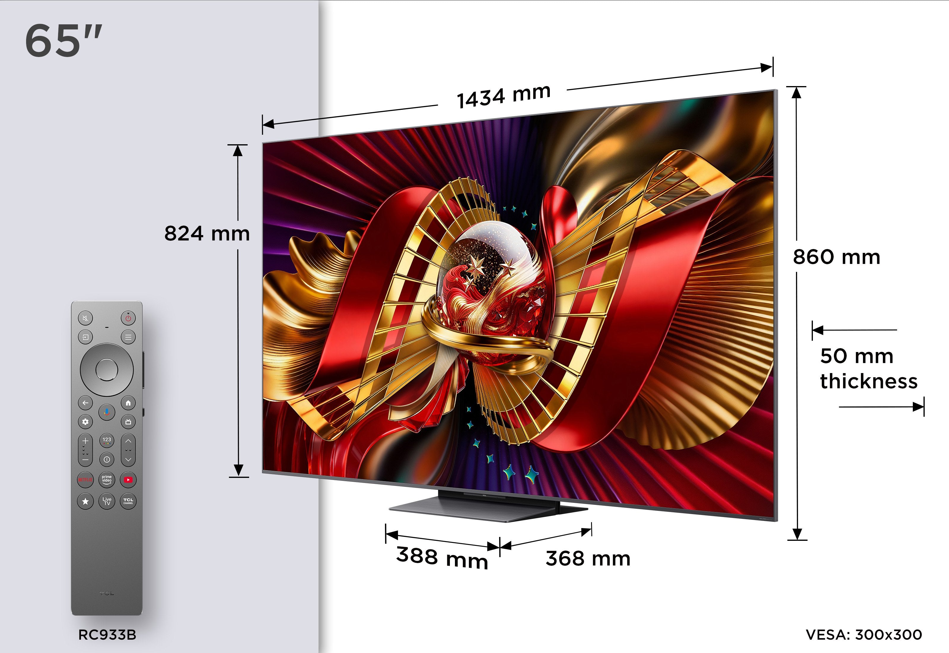 EAN 5901292529901 - TCL C8L 65C8L Televisor 165,1 cm (65") 4K Ultra HD Smart TV Wifi Negro 6000 cd / m² imagen 5