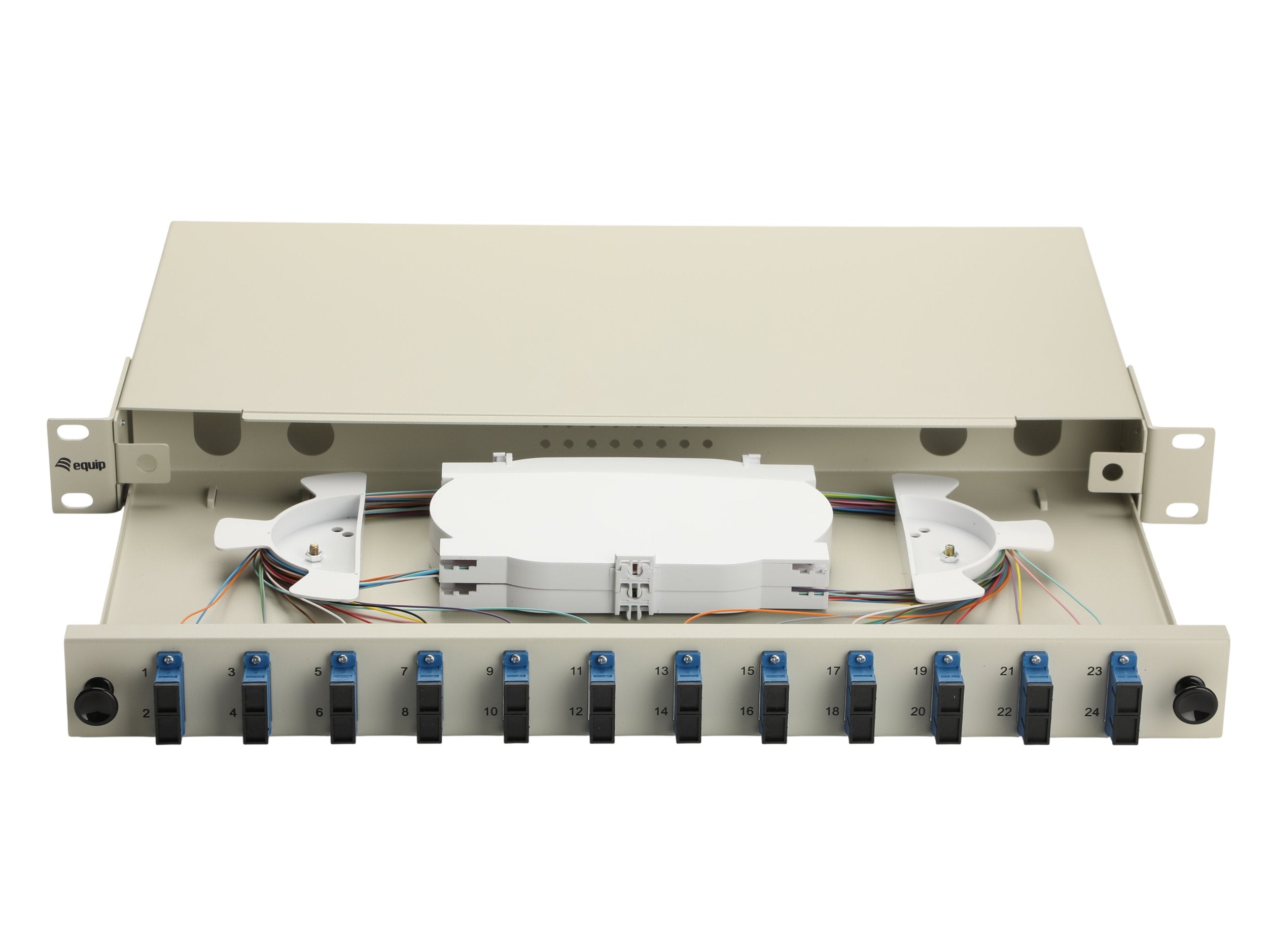 Equip Lwl-Spleisskamen 12-Port Sc-Duplex Os2 1u Komplett Gr