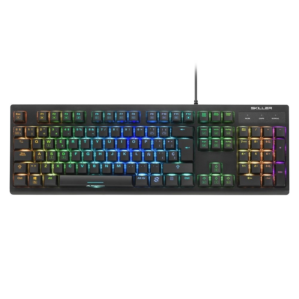 EAN 4044951032488 - Sharkoon SGK30 teclado Juego USB QWERTY Español Negro imagen 1
