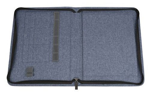 Wedo Schreibmappe A4 Denim Con Reissverschluss Azul