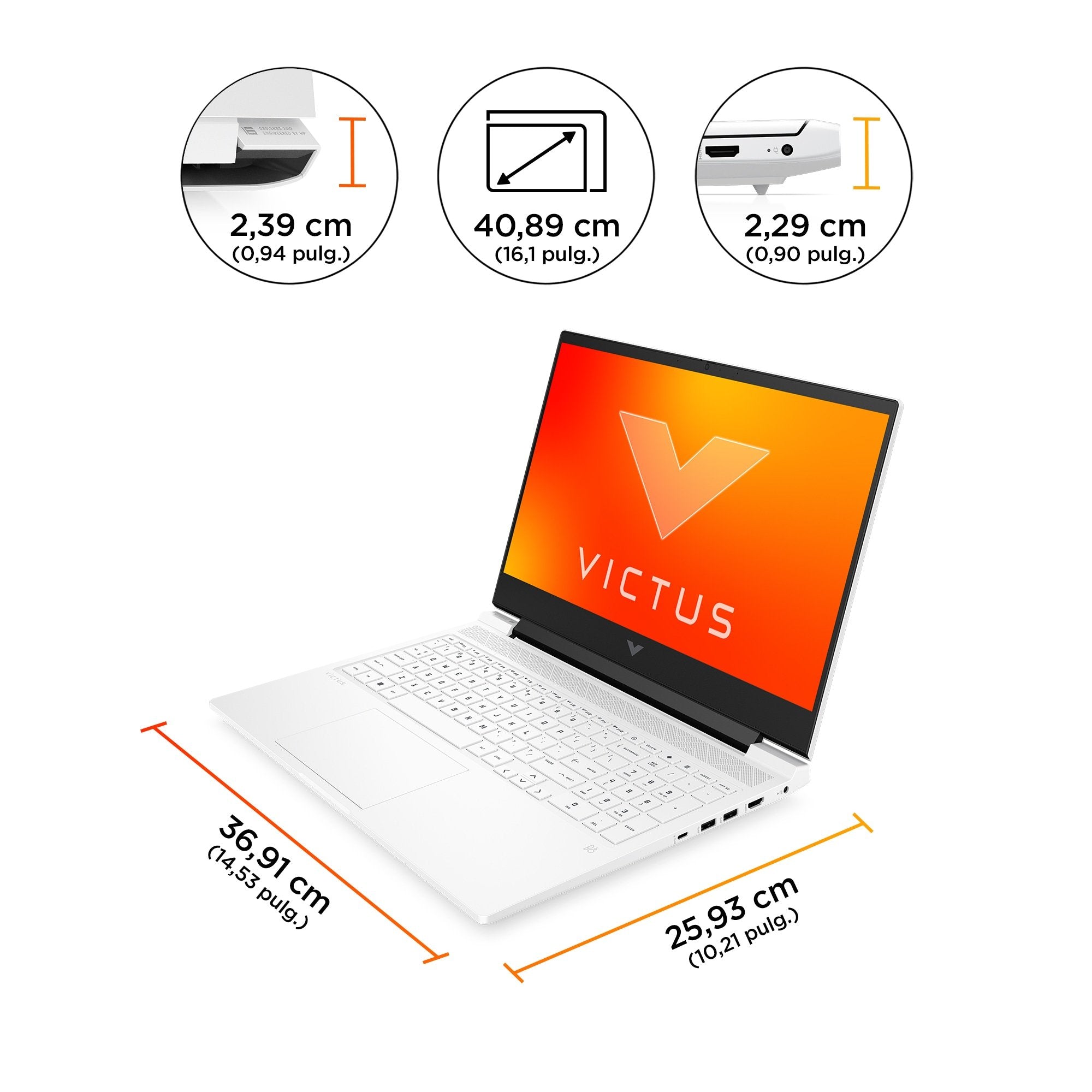 EAN 0197497409376 - HP Victus Gaming Victus 16-s0009ns AMD Ryzen™ 7 7840HS Portátil 40,9 cm (16.1") Full HD 16 GB DDR5-SDRAM  imagen 7